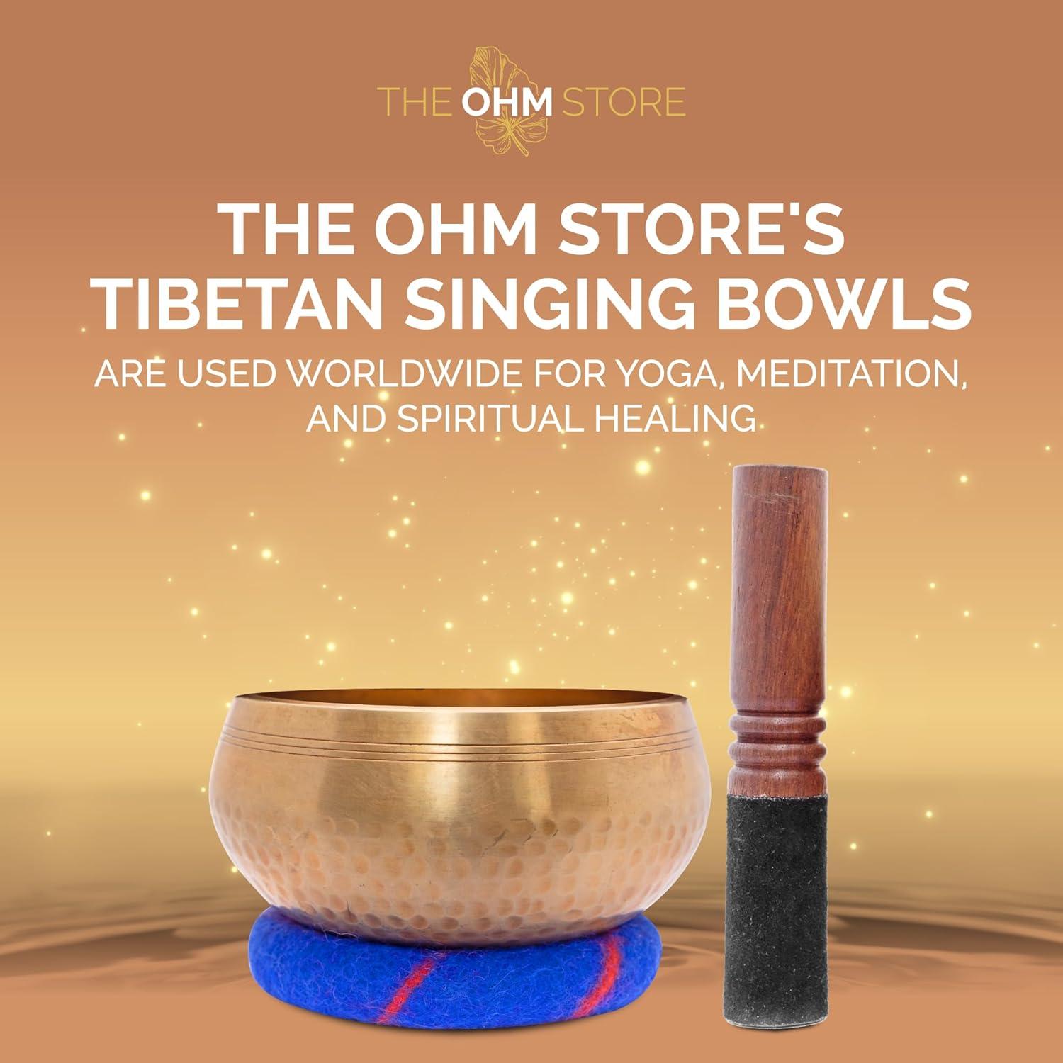 Conjunto de Cuencos Cantores Tibetanos 15.24 cm Ohm Store