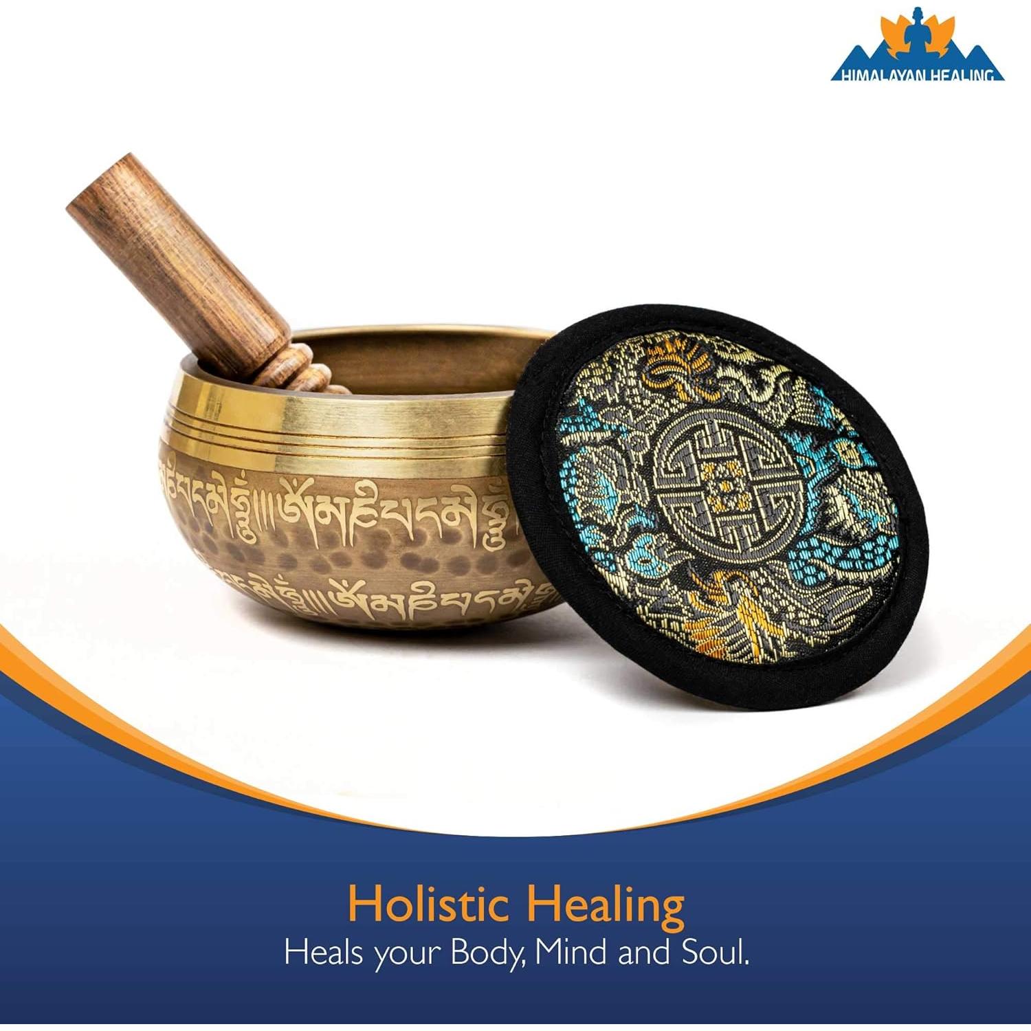 Cuenco Cantor Tibetano 10.7 cm Himalayan Healing - Mantra Budista