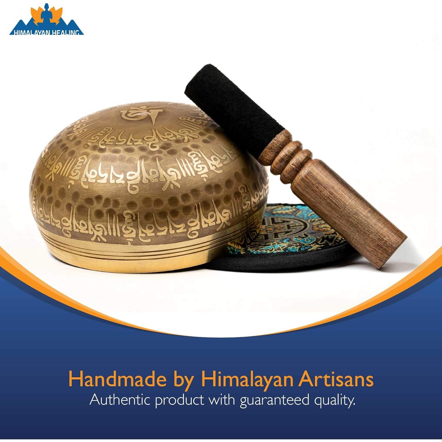 Cuenco Cantor Tibetano 10.7 cm Himalayan Healing - Mantra Budista