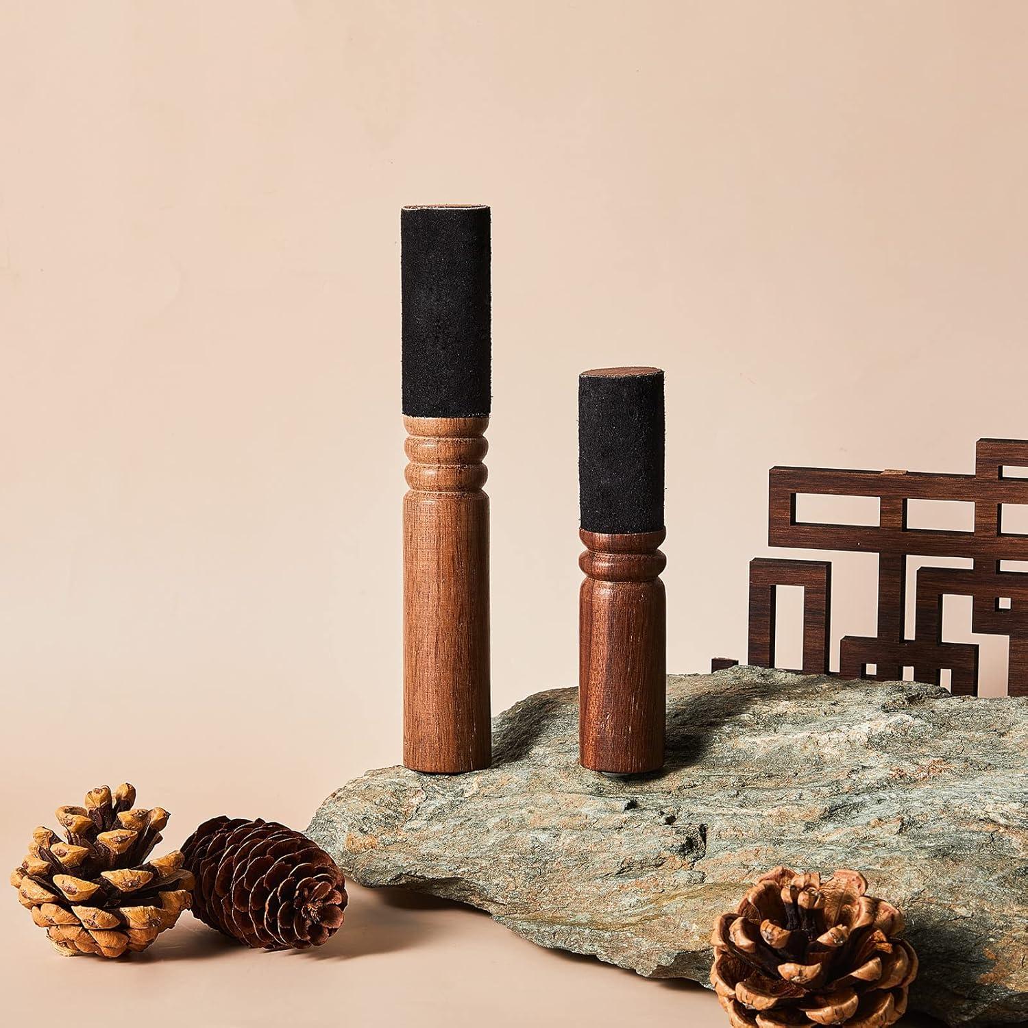 Martillos de Tazón Cantante Tibetano Nuanchu - 2 Piezas 17.78 cm y 11.94 cm