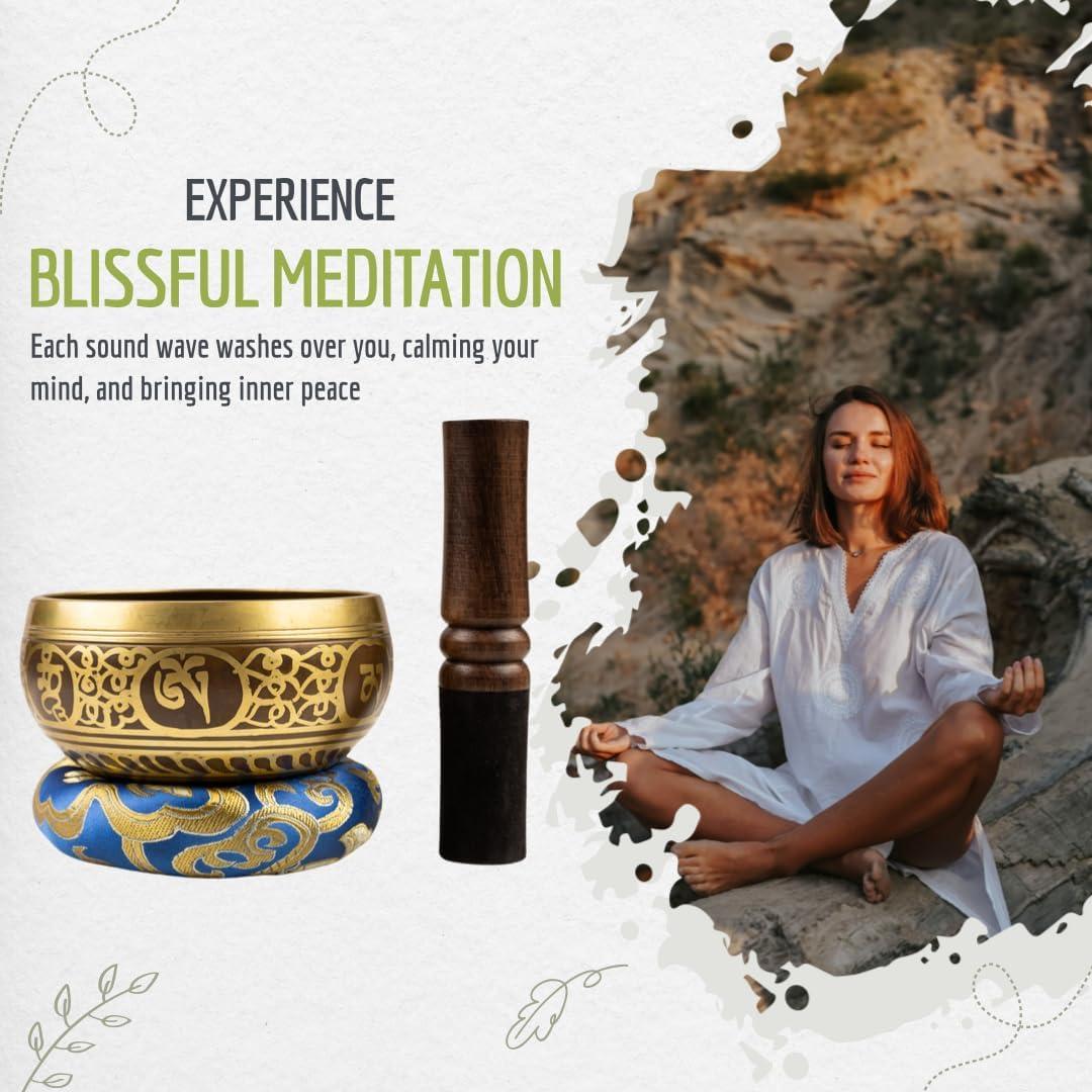 Juego de Cuencos Cantores Tibetanos Wish Well - 10.16 cm