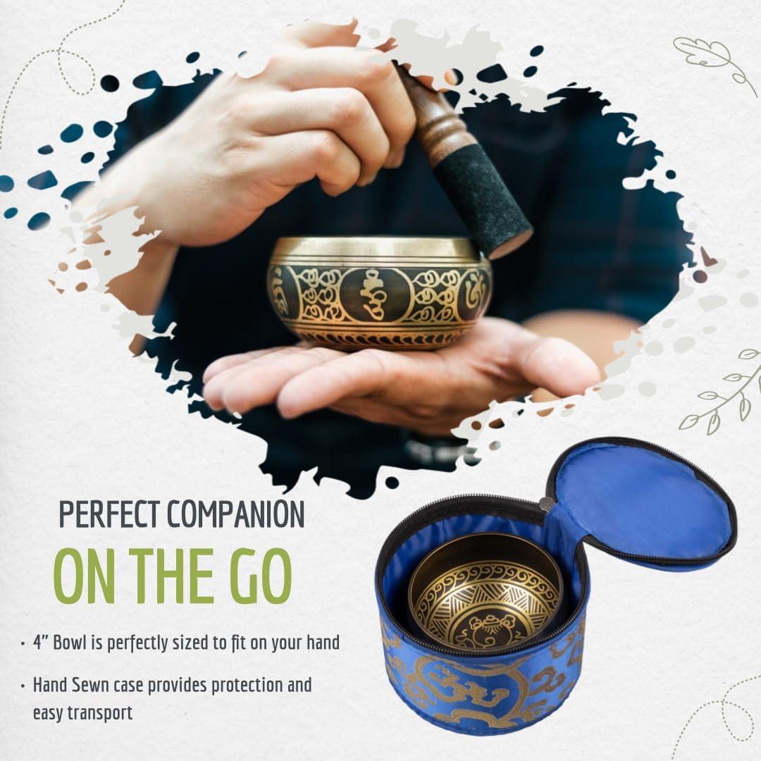 Juego de Cuencos Cantores Tibetanos Wish Well - 10.16 cm