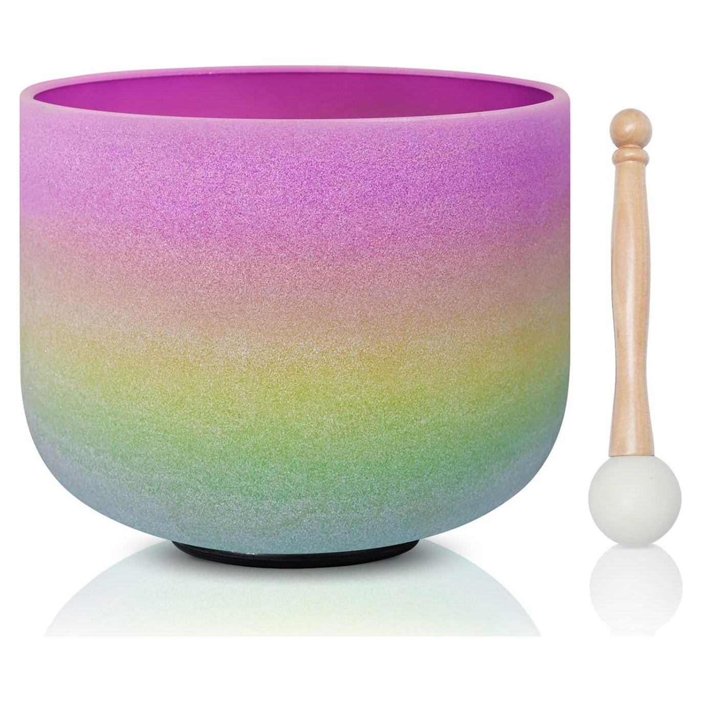 Cuenco de Cuarzo Cristal Mate 20.32cm Nota B CVNC