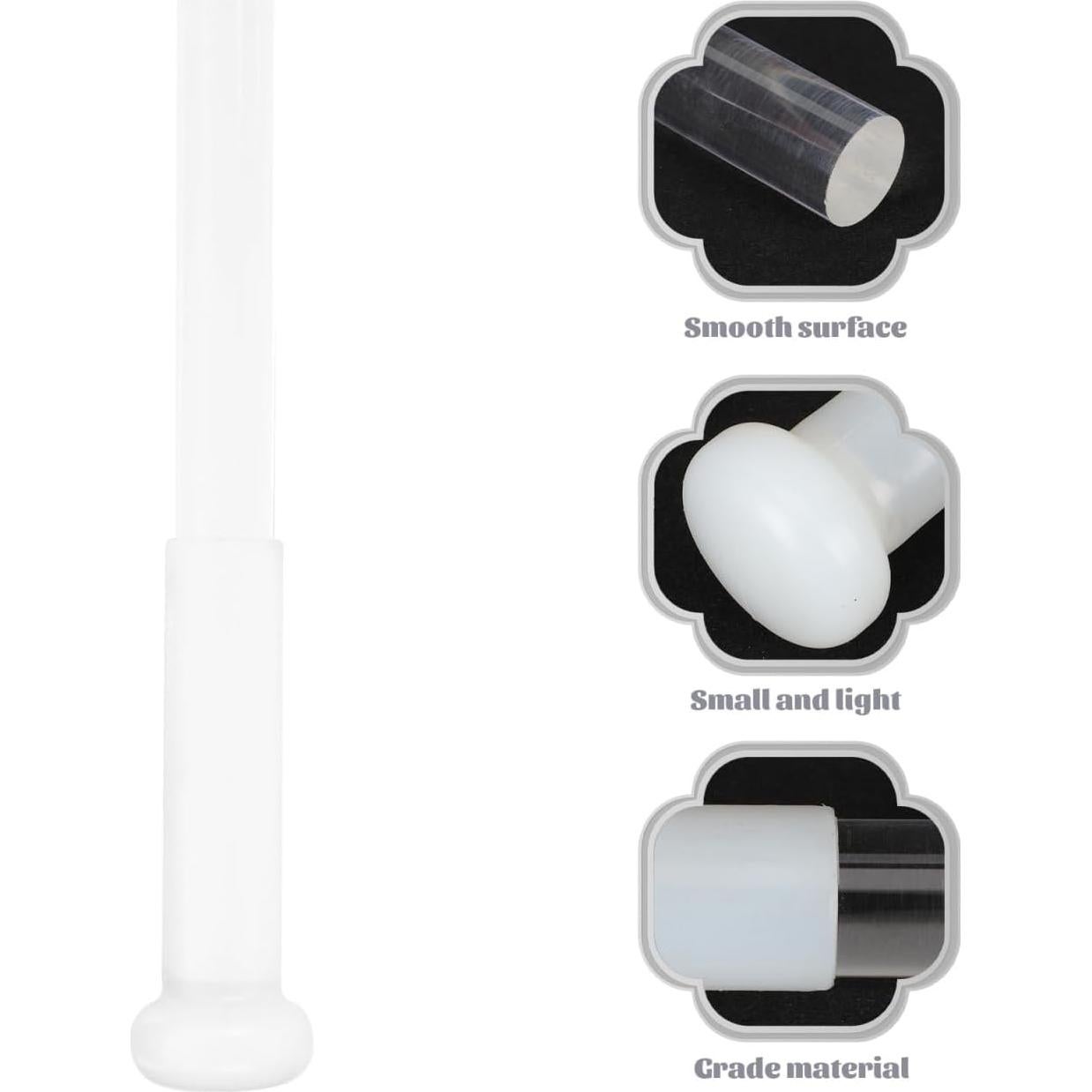 Mazo de Canto SUPVOX Acrílico Transparente 22x3.5cm