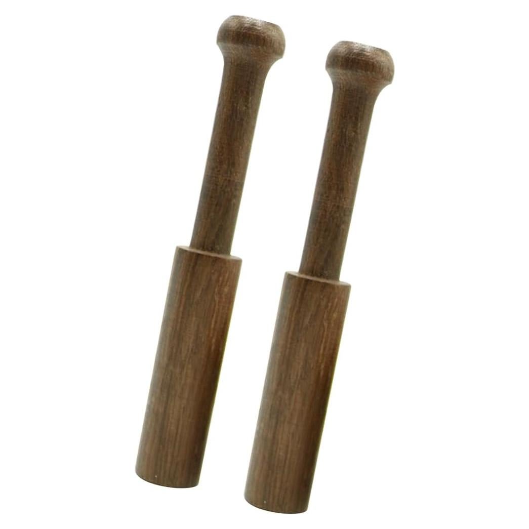 Mazo de Cuenco Cantante COHEALI 2 Piezas Madera 12.7 cm