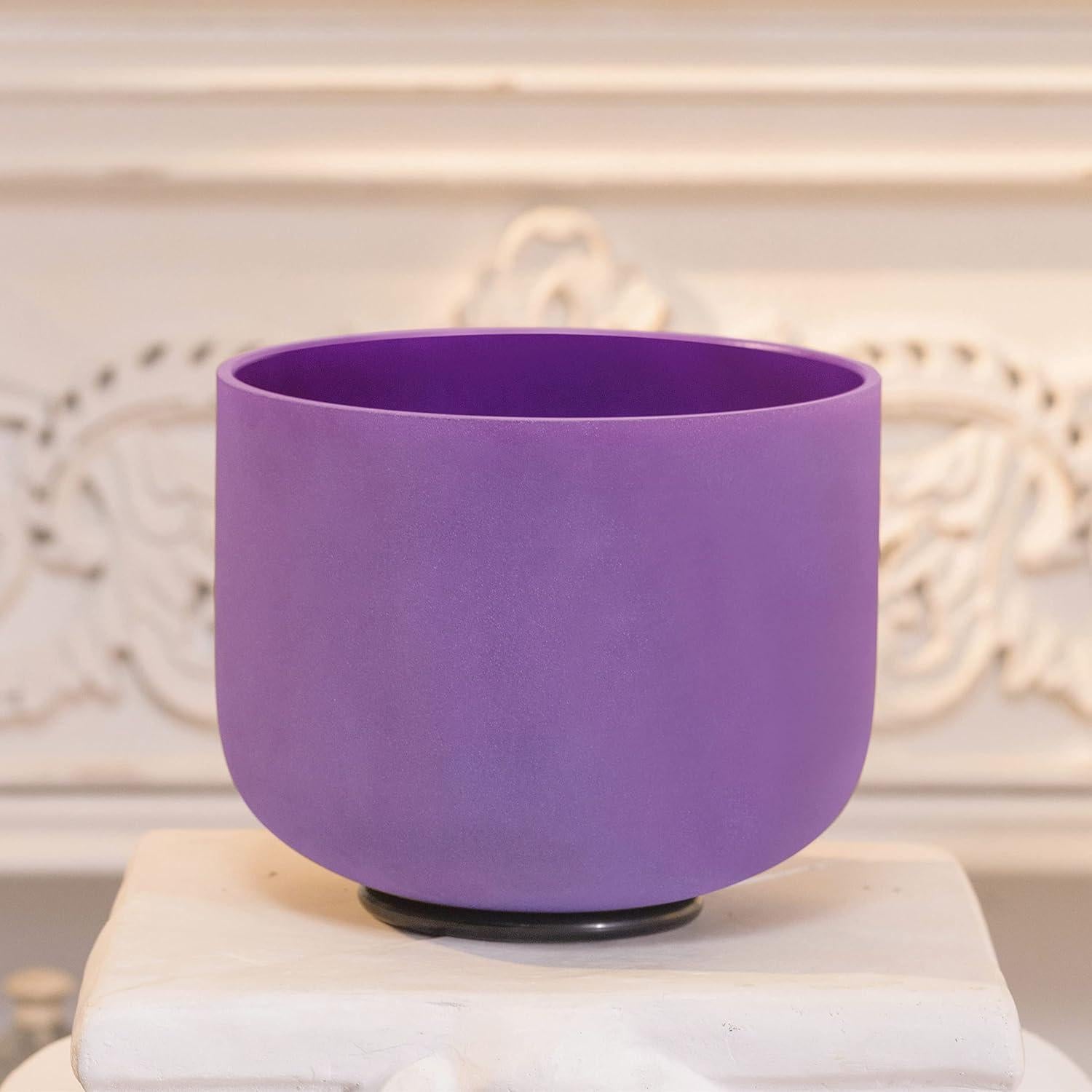 Tazón de Canto de Cristal KVKA 20 cm Nota B Chakra Corona