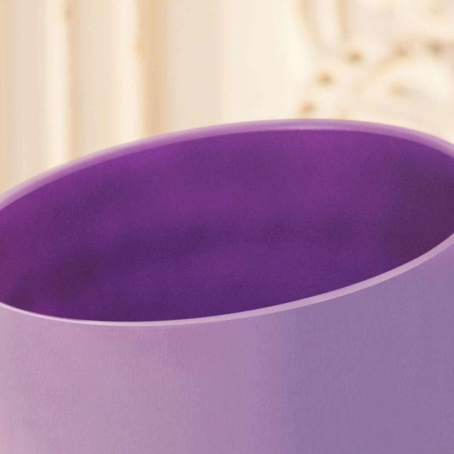 Tazón de Canto de Cristal KVKA 20 cm Nota B Chakra Corona