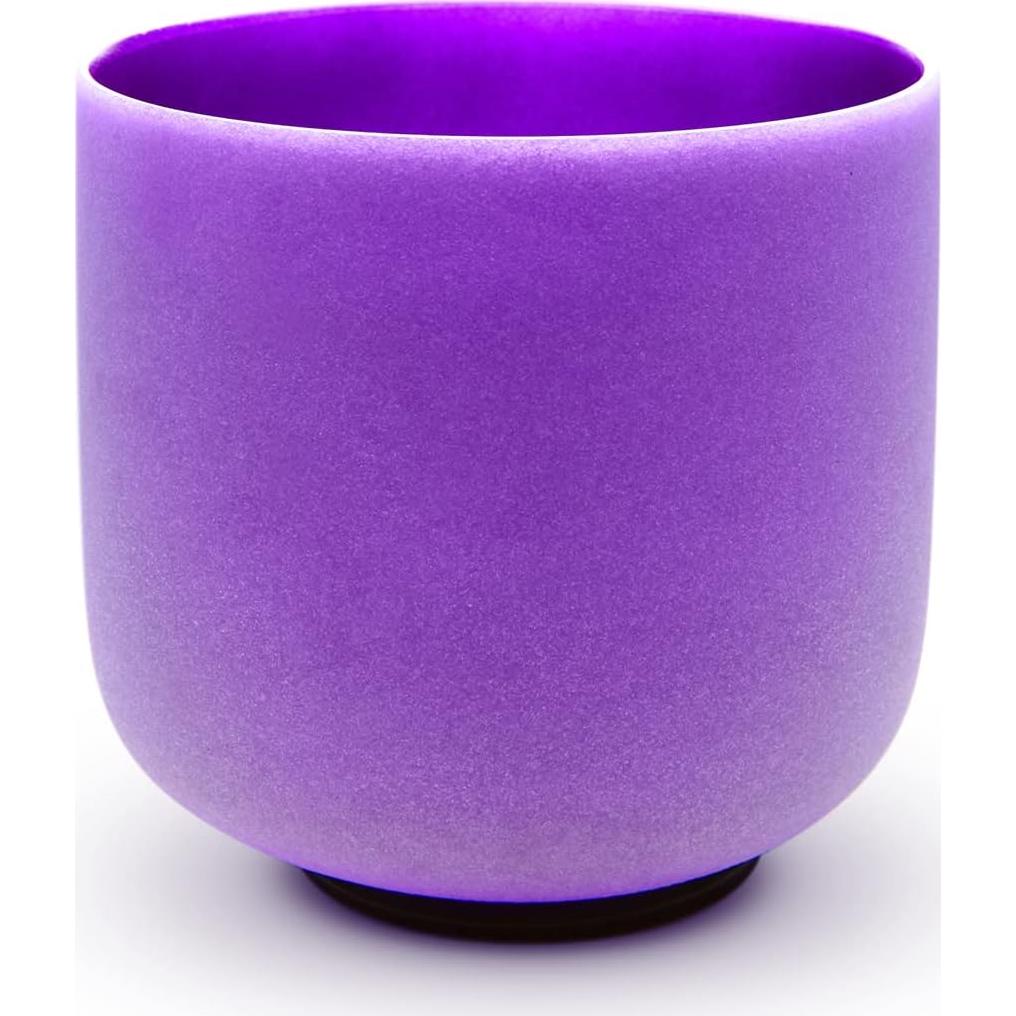 Tazón de Canto de Cristal KVKA 20 cm Nota B Chakra Corona