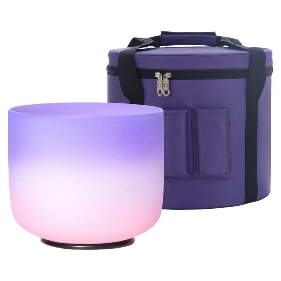 Tazón Cantante de Cuarzo KVKA 20 cm Nota B Chakra Corona