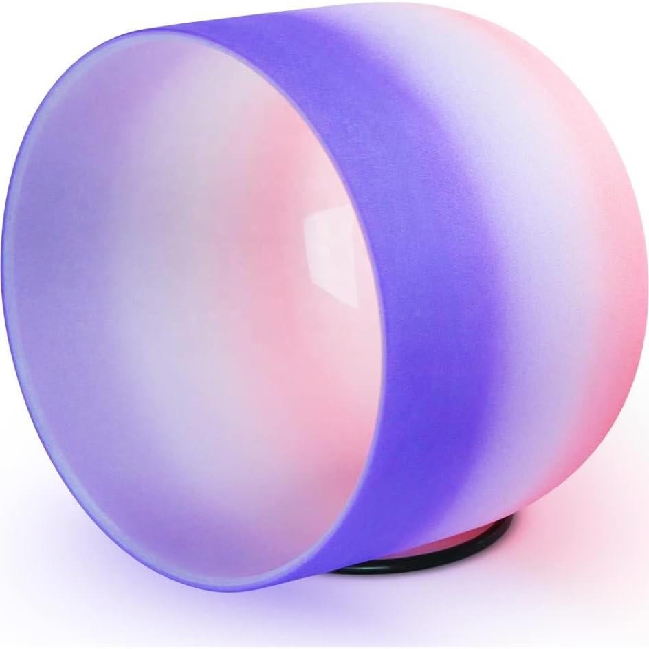 Tazón Cantante de Cuarzo KVKA 20 cm Nota B Chakra Corona