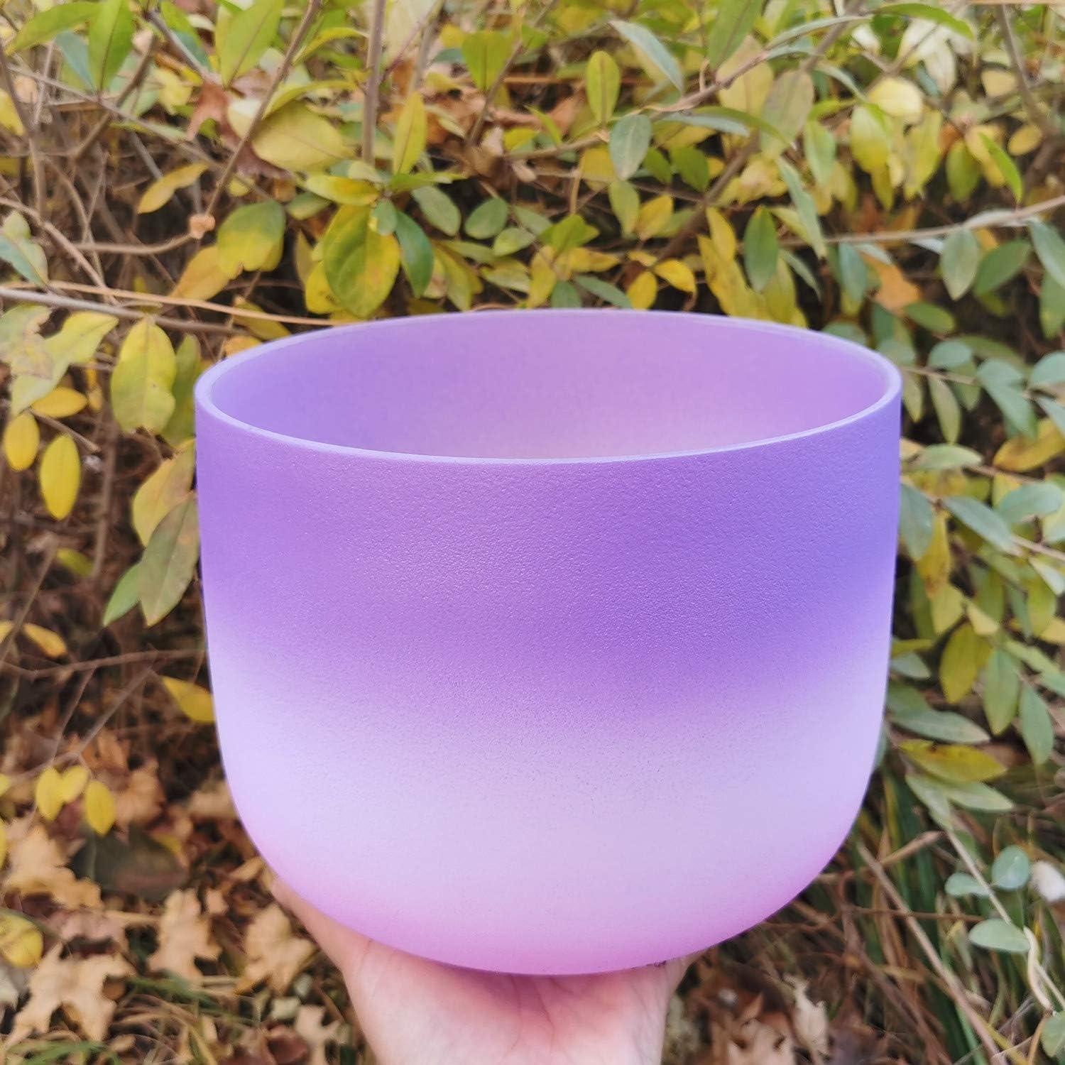 Tazón Cantante de Cuarzo KVKA 20 cm Nota B Chakra Corona