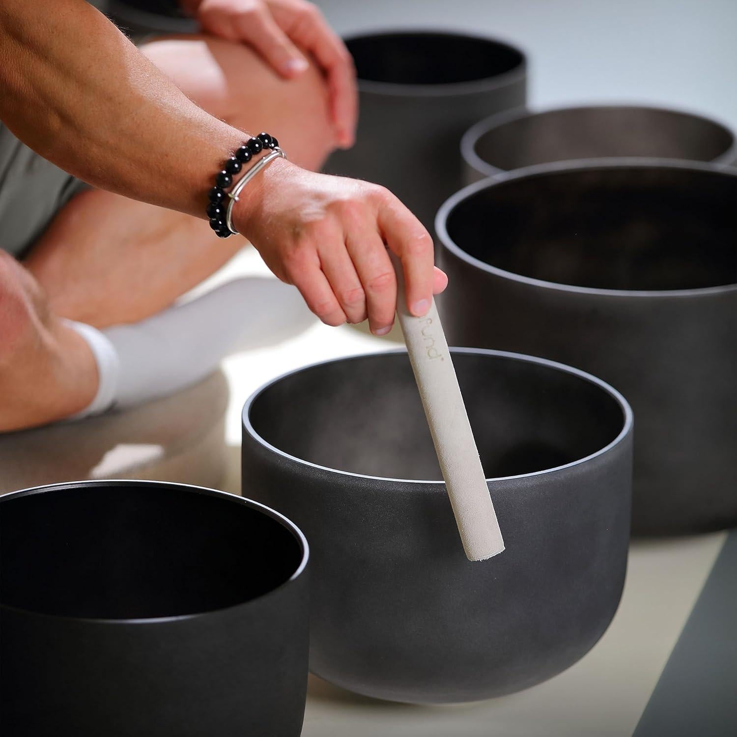 Mazo para Cuenco de Canto TOPFUND de Madera de Haya 30 cm