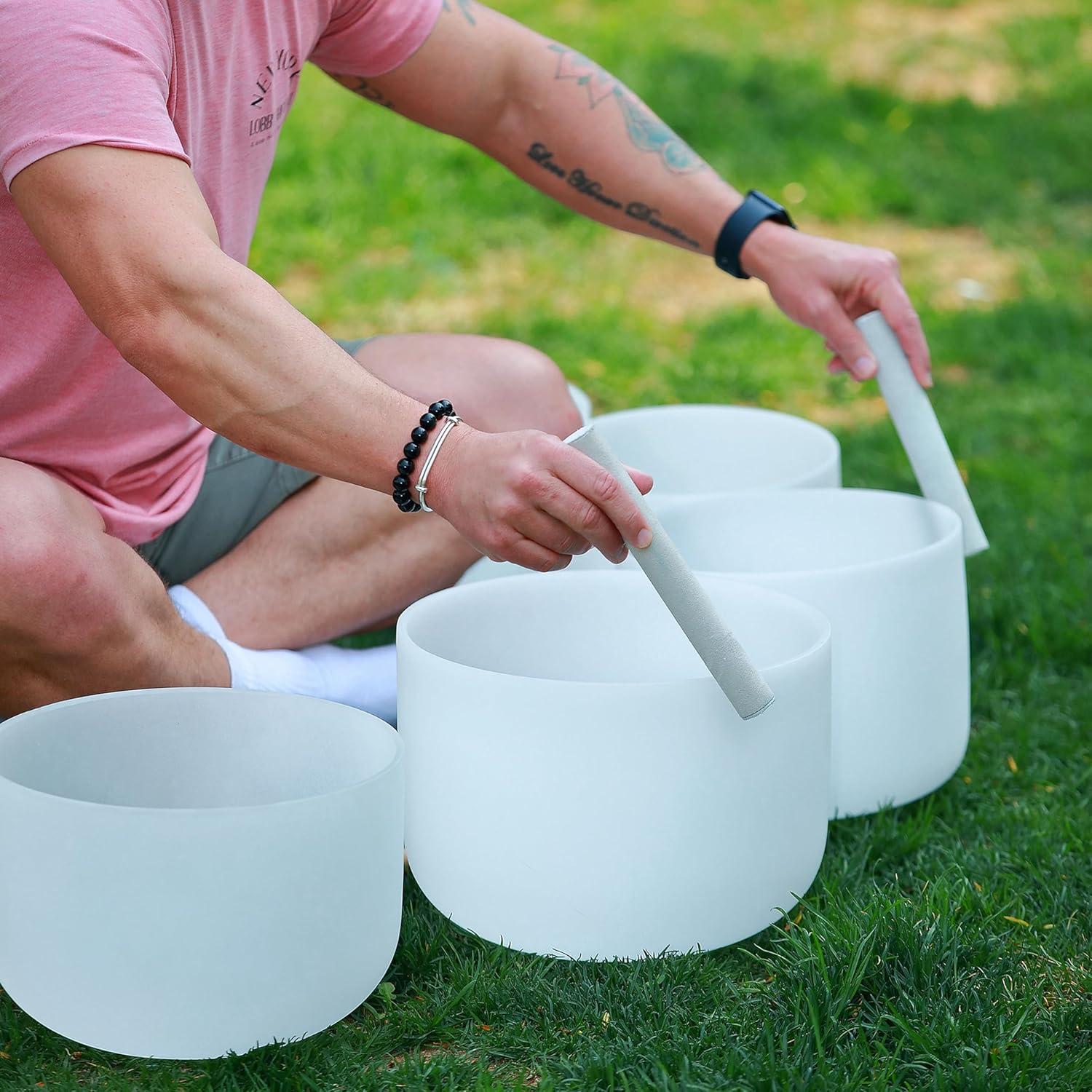 Mazo para Cuenco de Canto TOPFUND de Madera de Haya 30 cm