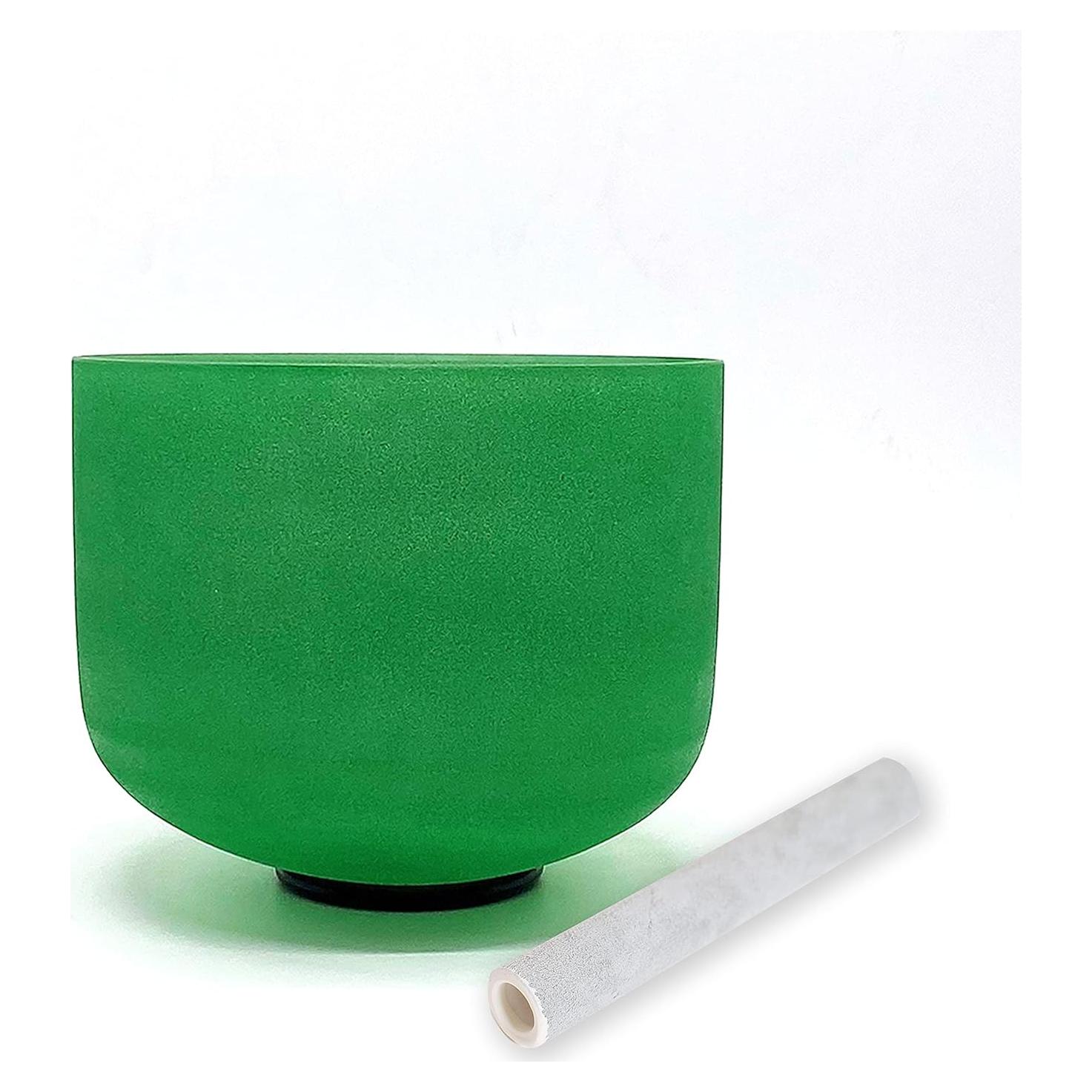 Cuenco Cantante de Cuarzo Verde TAIFENG 20.32 cm Templado