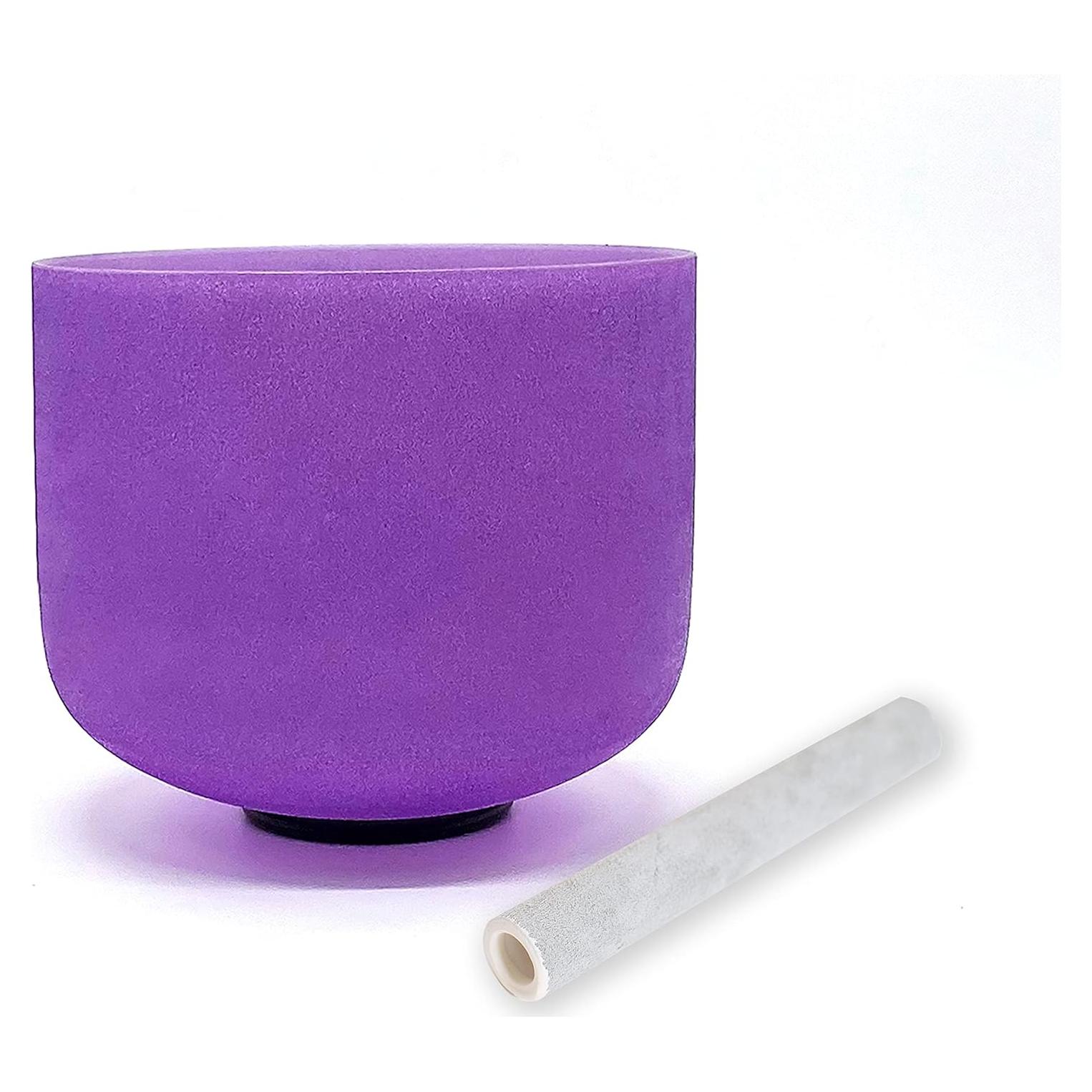 Cuenco Cantante de Cuarzo Morado TAIFENG 20.32 cm 1.74 kg