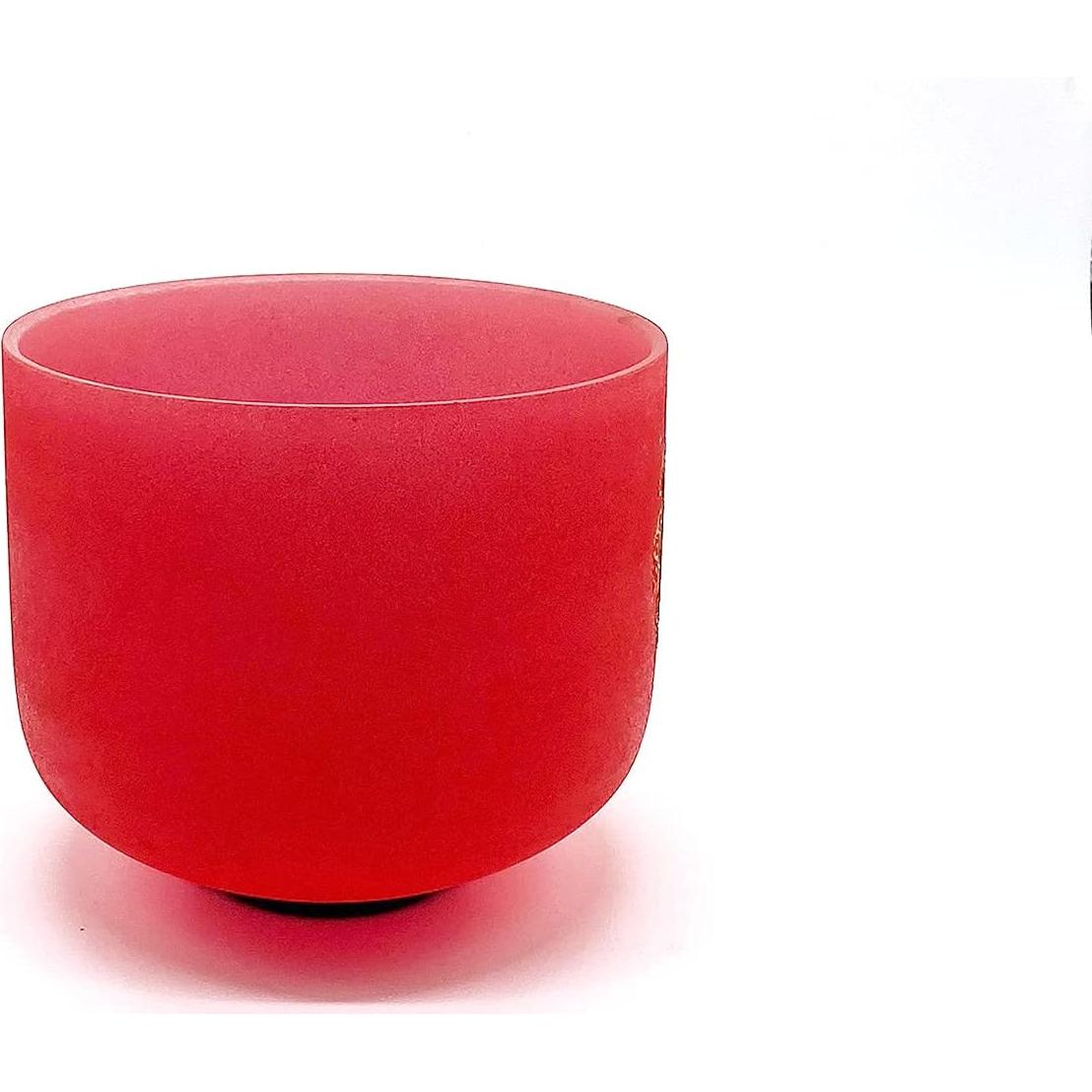 Cuenco Cantante de Cristal TAIFENG 20.32 cm Nota C Rojo
