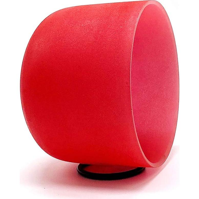 Cuenco Cantante de Cristal TAIFENG 20.32 cm Nota C Rojo