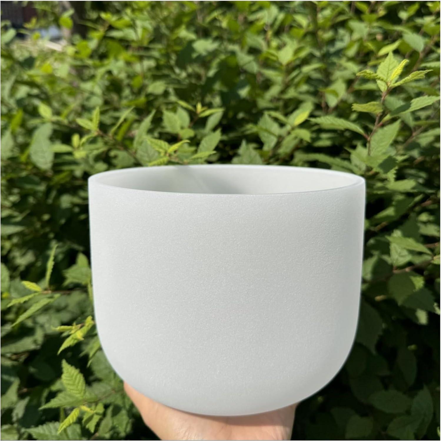 Cuenco de Cuarzo 417Hz Chakra Zeal 20cm con Martillo y O-ring