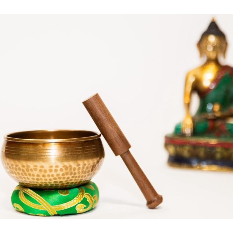 Juego de Cuencos Tibetanos Dharma Guru 8 cm Bronce