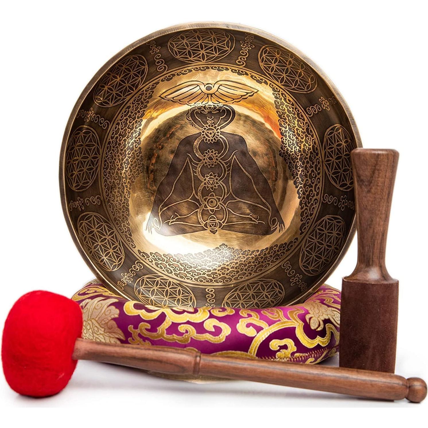 Juego de Cuencos Cantores Tibetanos 30cm Himalayan Bazaar