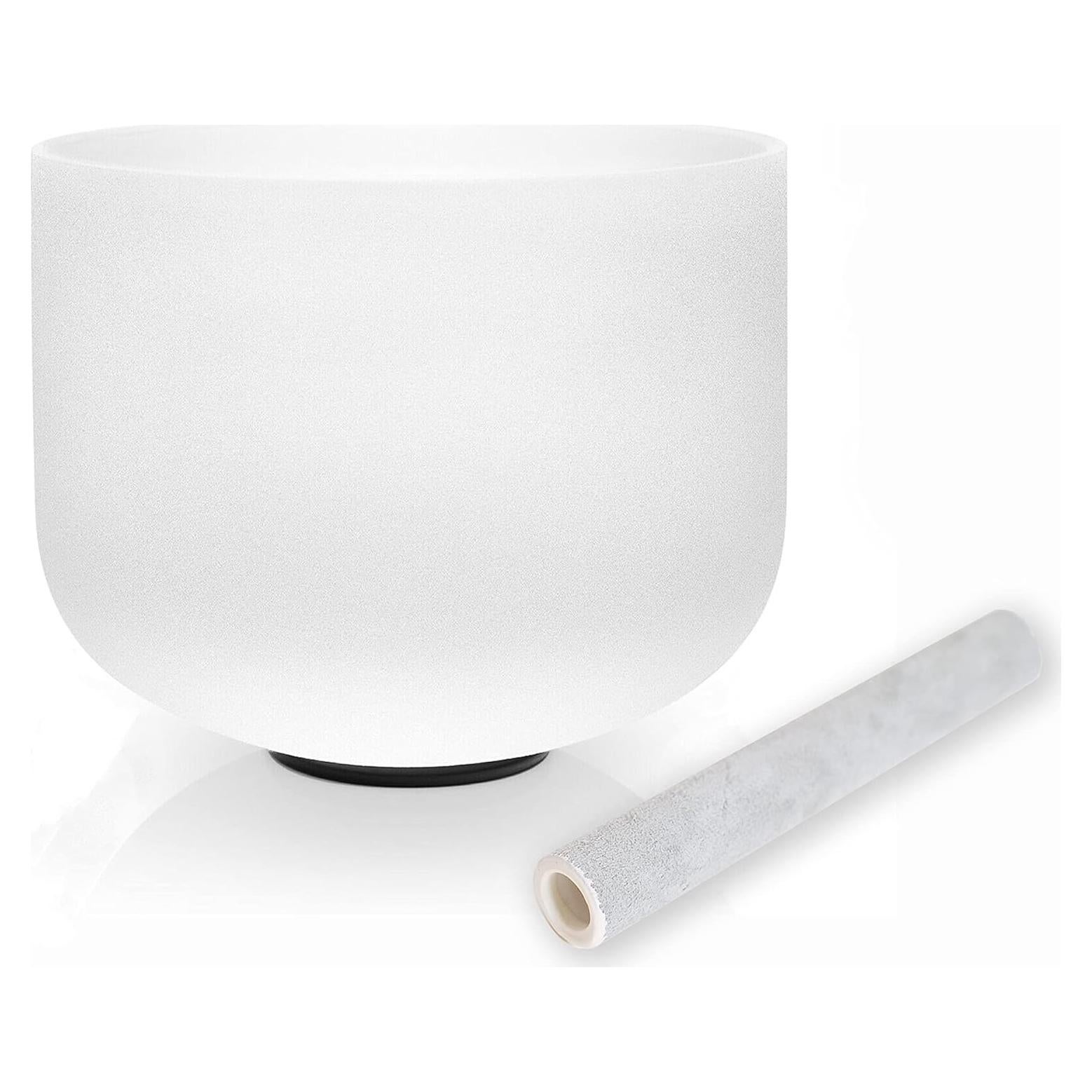 Cuenco de Cuarzo Cristal TAIFENG Nota C Raíz 20 cm