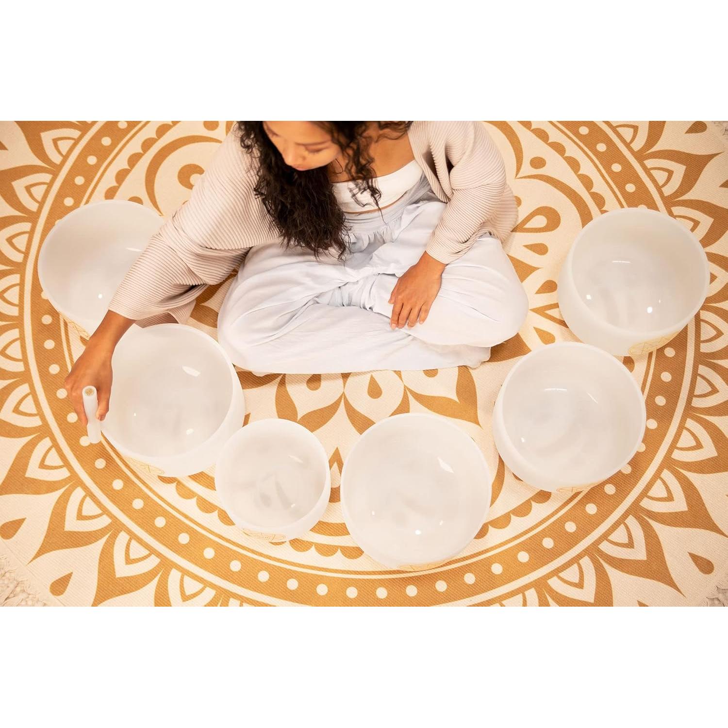 Juego de 6 Cuencos de Canto de Cristal Meinl Sonic Energy