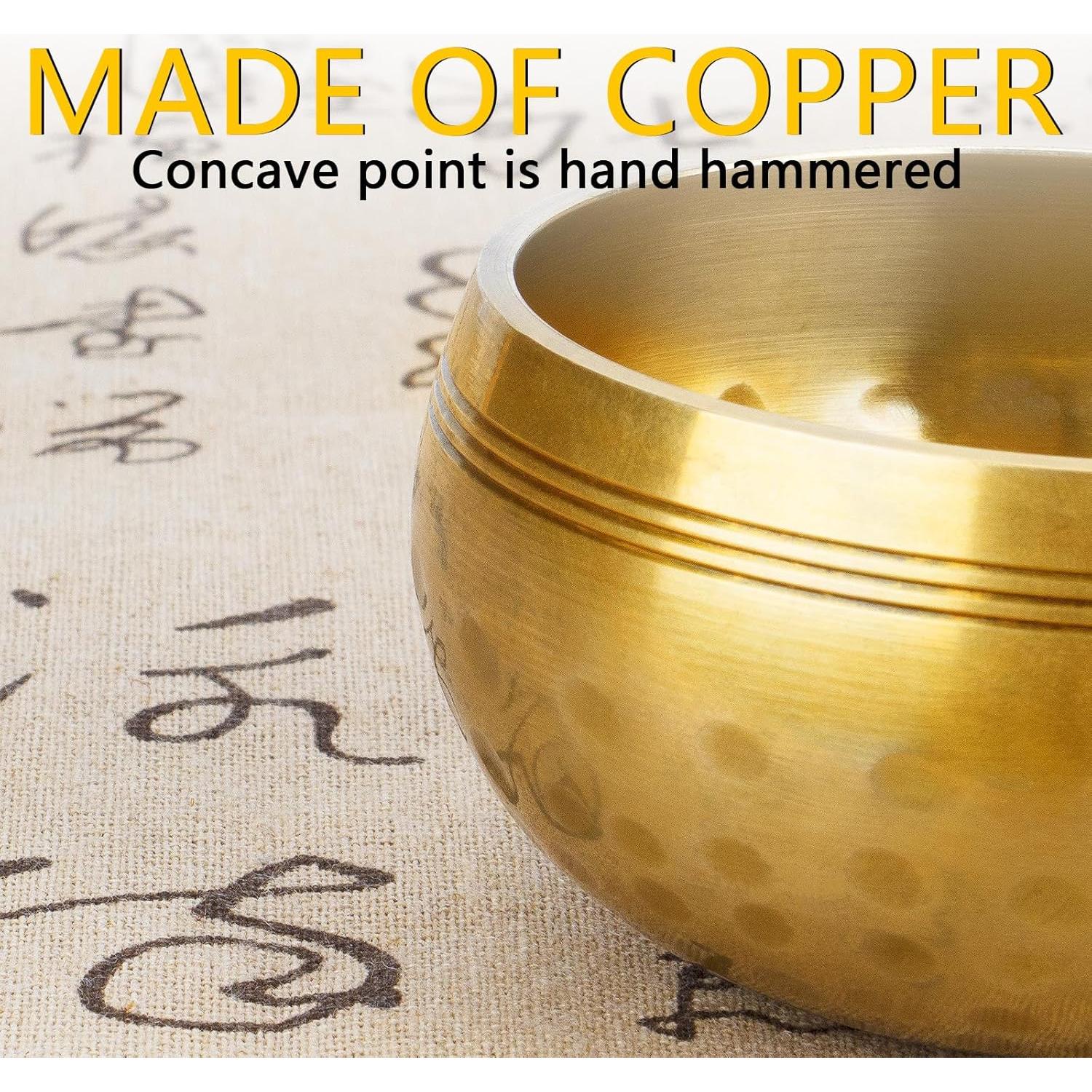 Juego de Cuencos Cantores Tibetanos Musiin - Hecho a Mano para Meditación