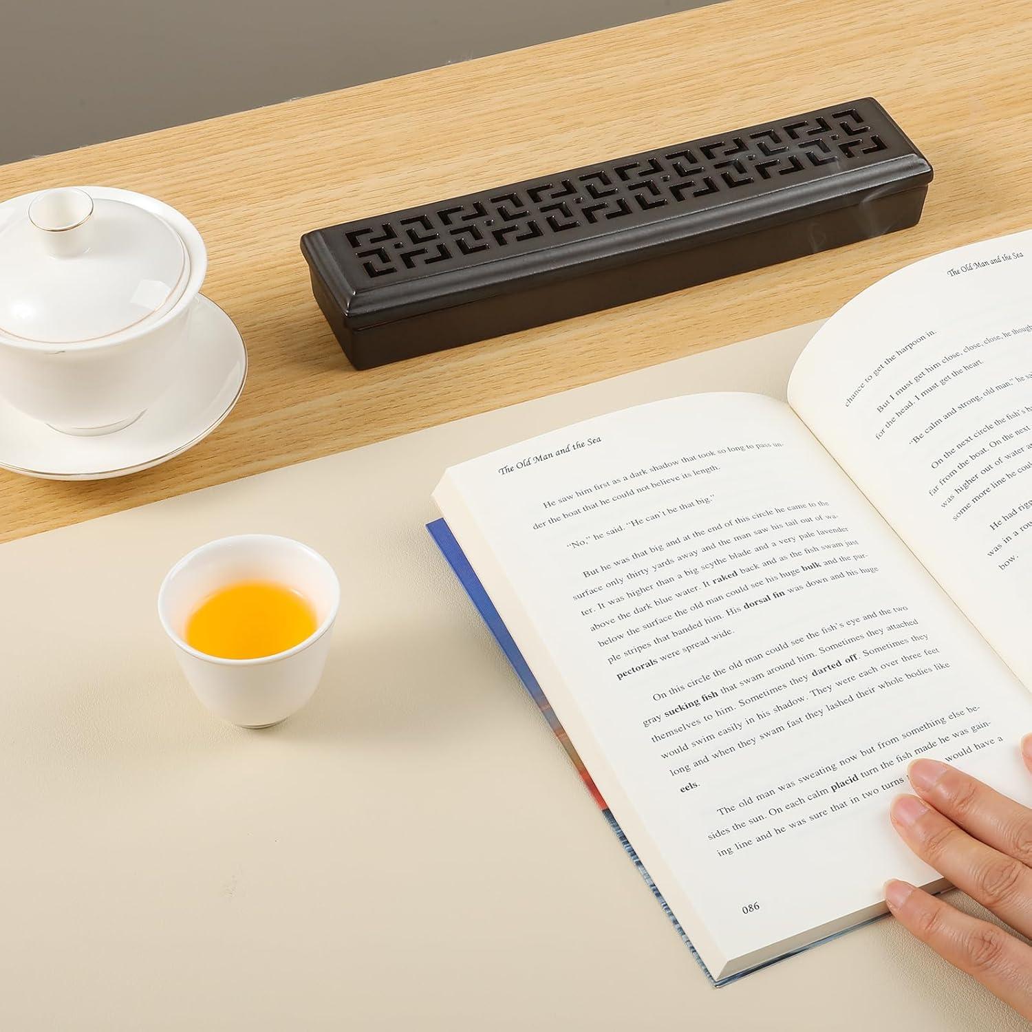 Soporte de Incienso Cerámica CEREMONIA 69cm Decoración Yoga