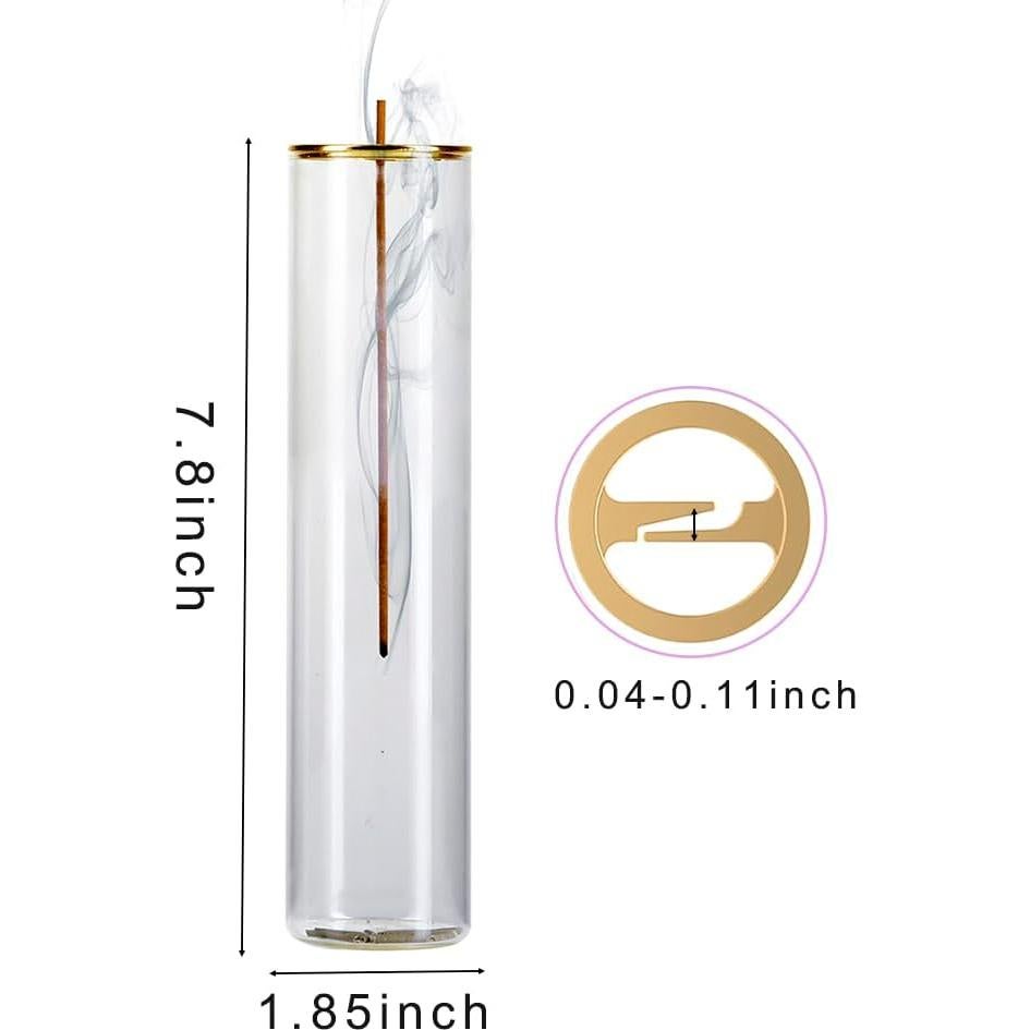 Soporte de Incienso de Vidrio OEAYA Redondo 19.8 cm Antideslizante