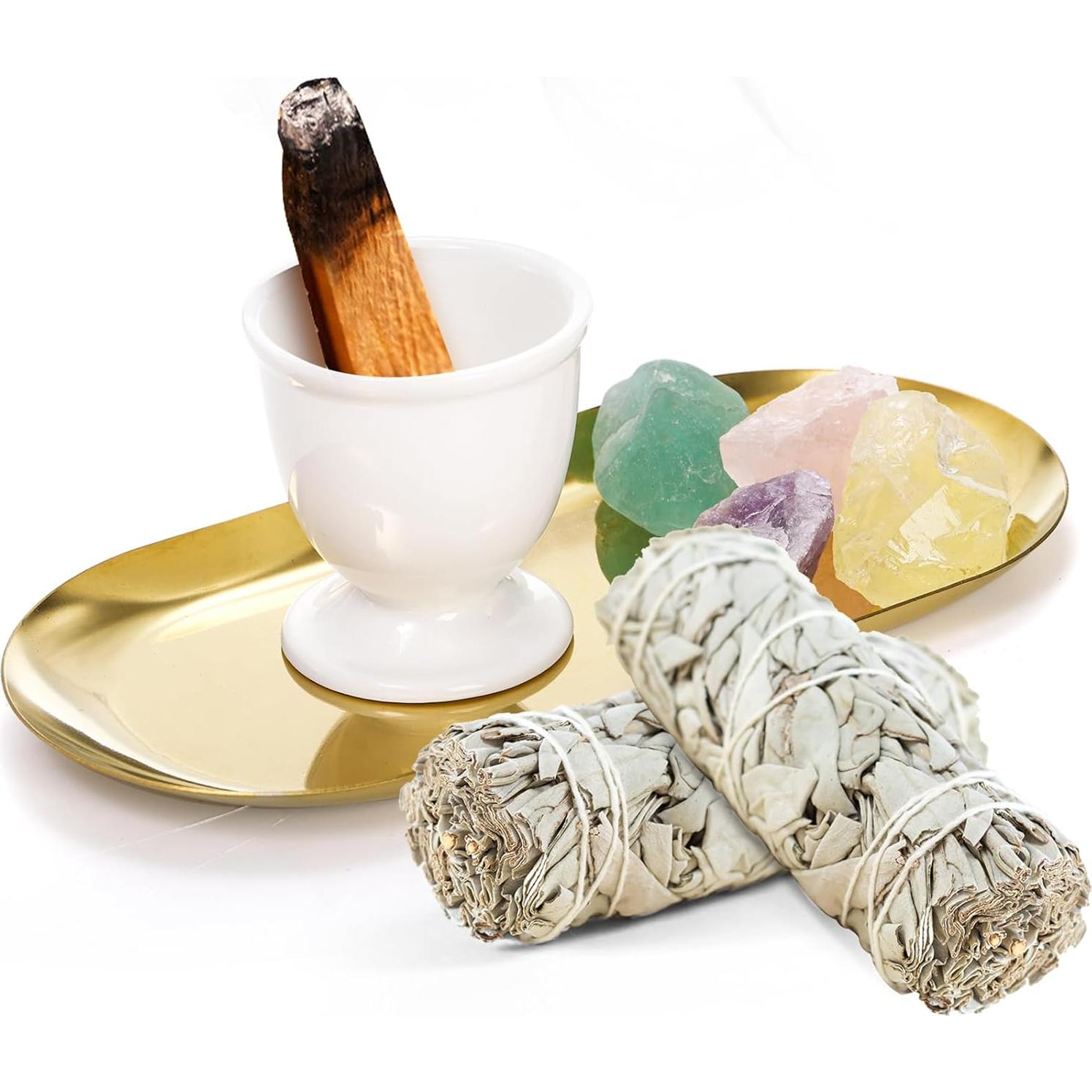 Soporte de Incienso 5 en 1 TOPZEA con Estatua de Buda