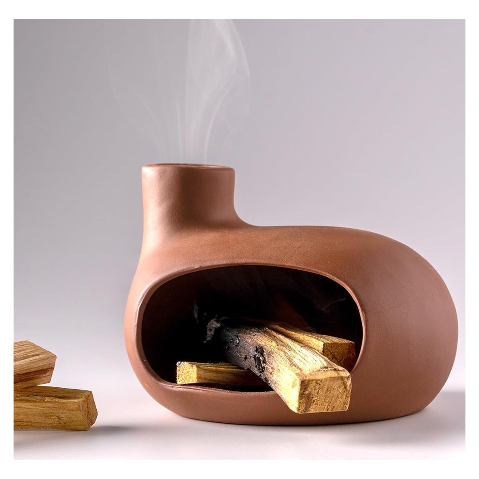 Soporte de Palo Santo MOUGIGI - Quemador de Incienso Terracota