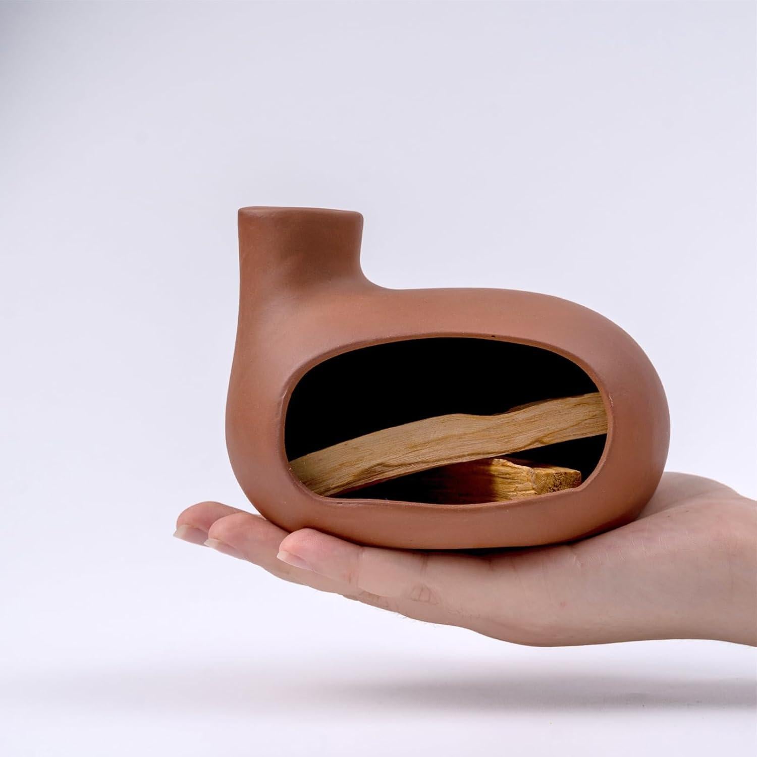 Soporte de Palo Santo MOUGIGI - Quemador de Incienso Terracota