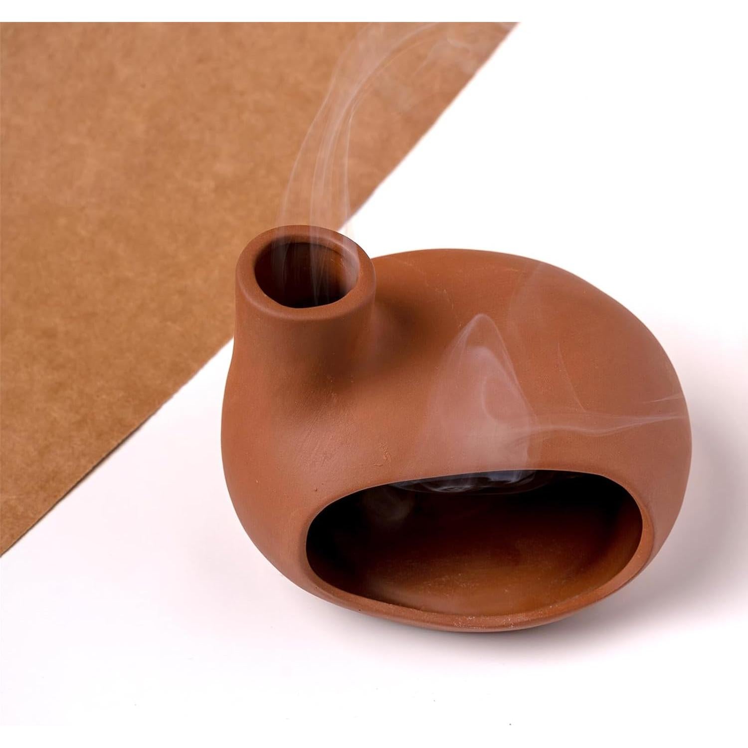 Soporte de Palo Santo MOUGIGI - Quemador de Incienso Terracota