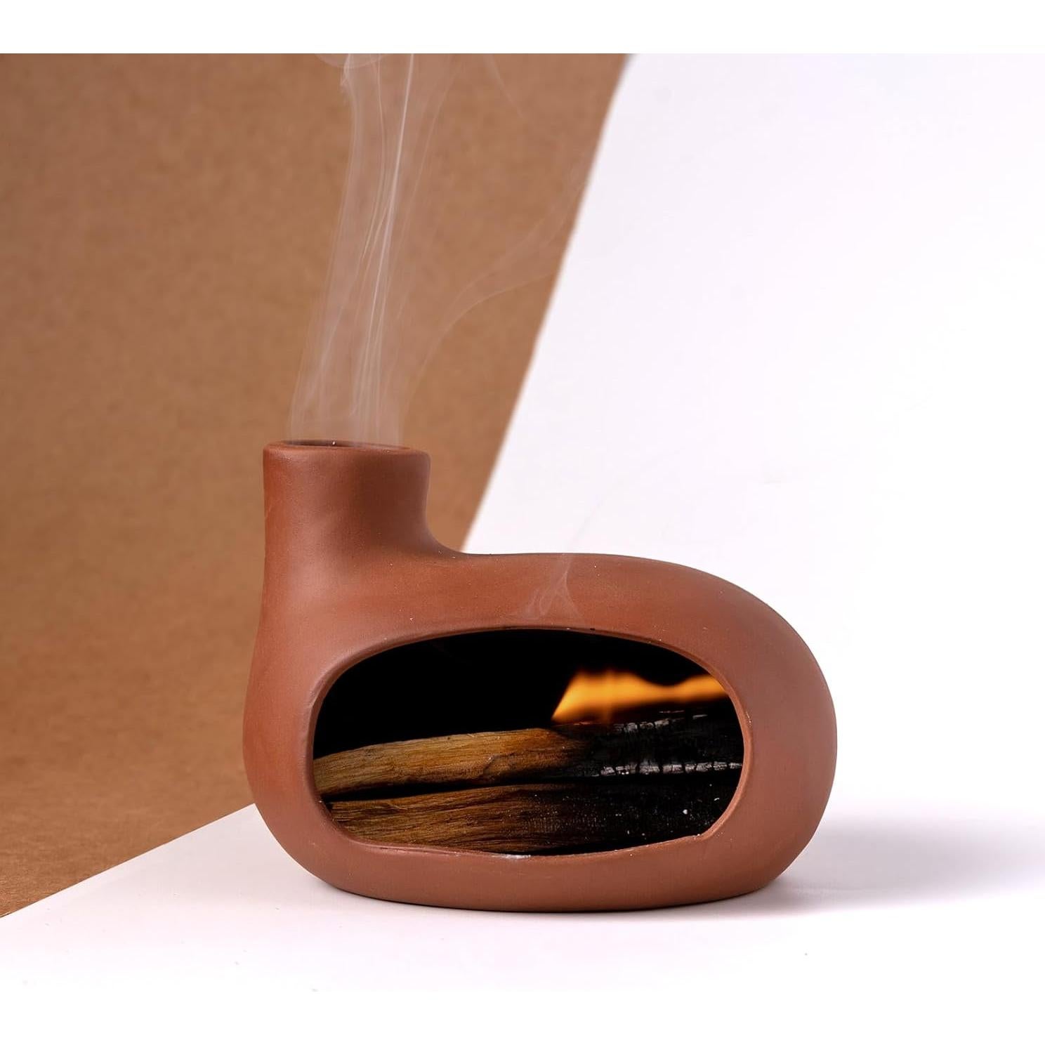 Soporte de Palo Santo MOUGIGI - Quemador de Incienso Terracota