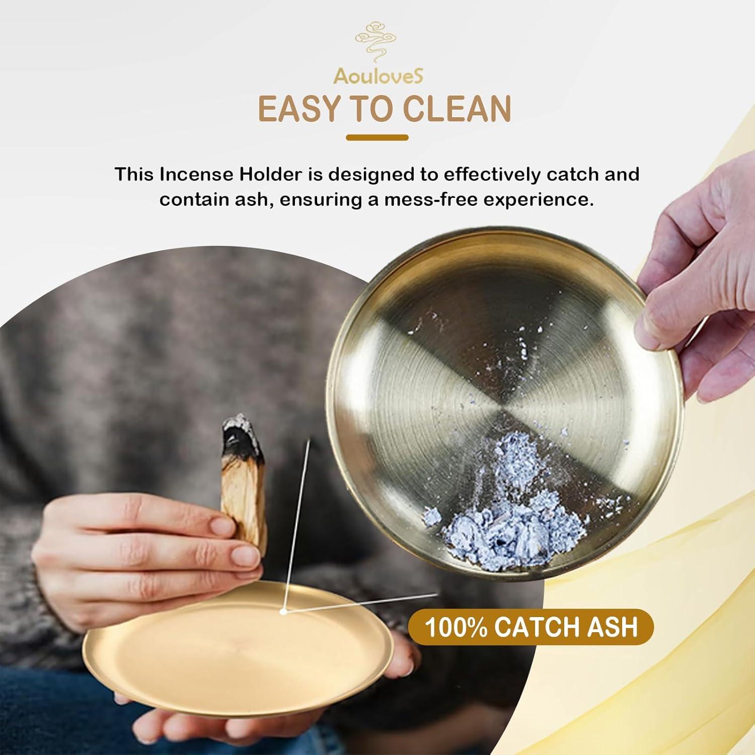 Soporte de Incienso 5 en 1 Aouloves de Latón para Varitas y Conos