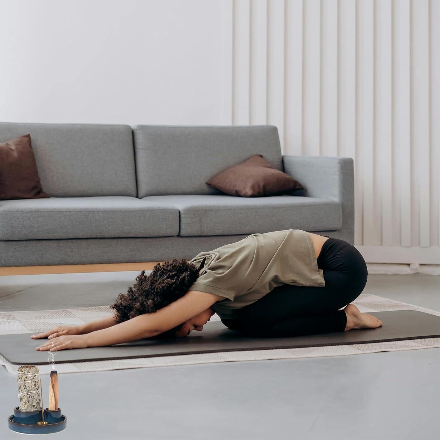 Soporte de Incienso 4 en 1 GRAMSTORMAX Azul 10.8 cm