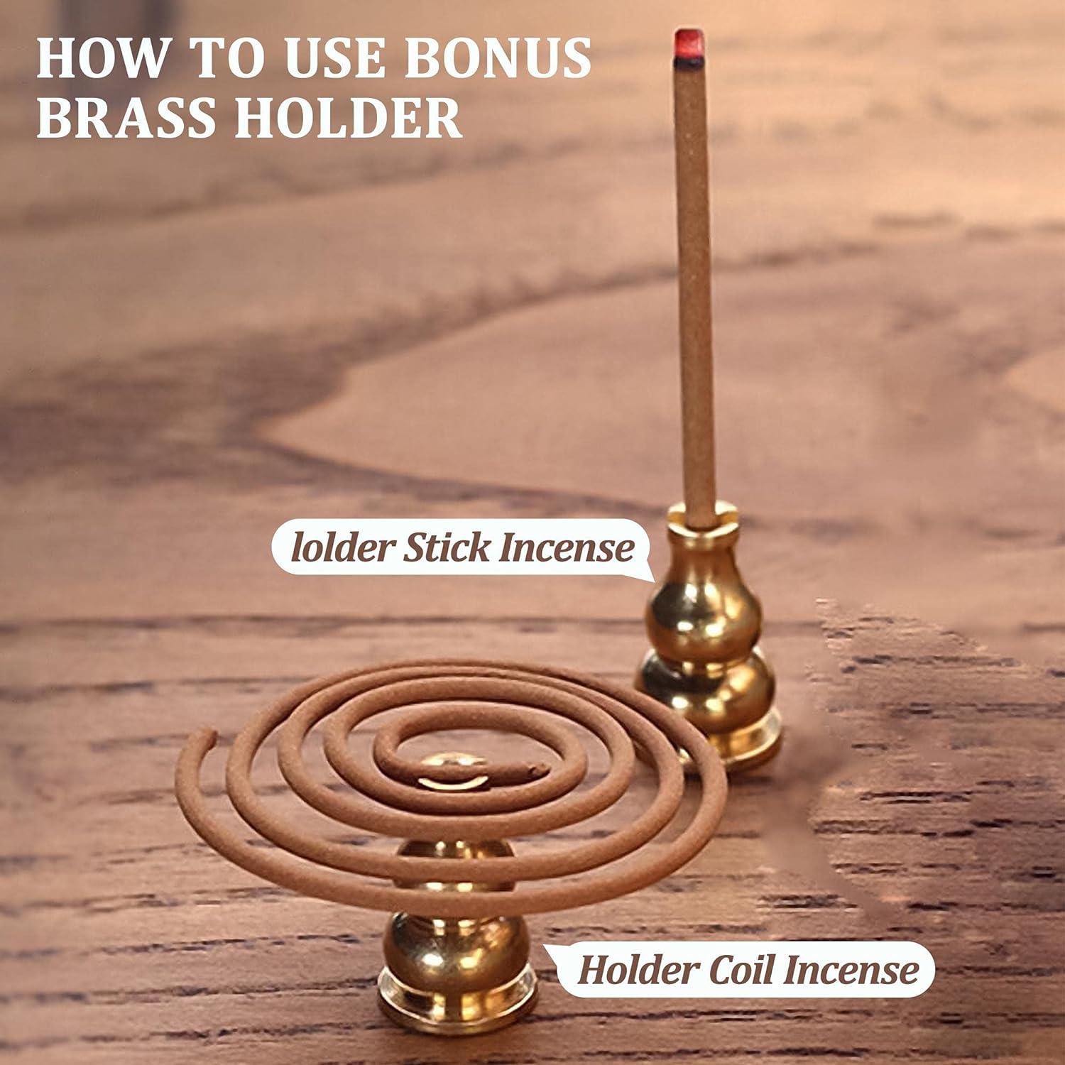 Quemador de Incienso Cerámica DUOHEMENG Redondo 9.9cm Azul