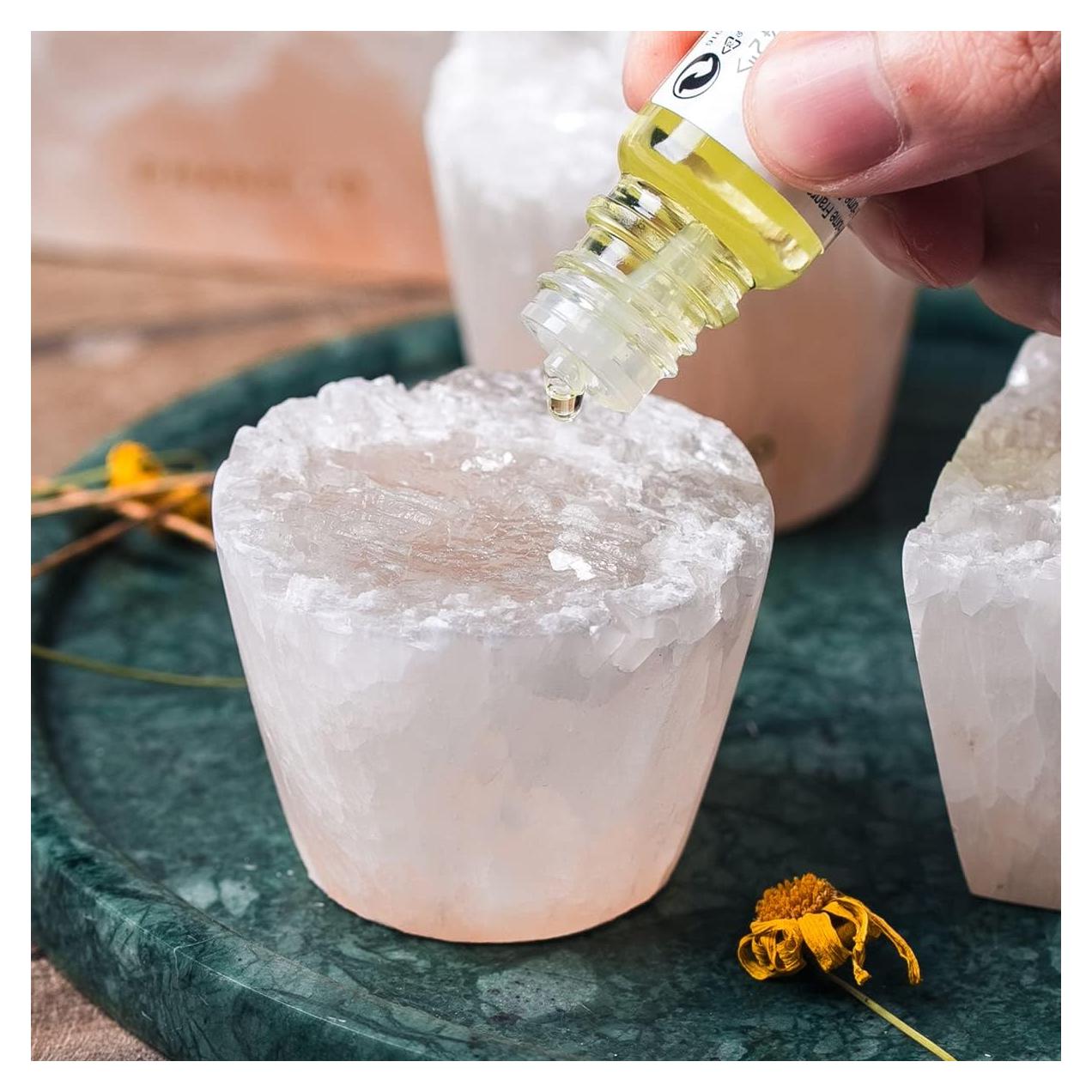 Difusor Pasivo de Aceite Esencial MIYA LIFE Selenita 8.13cm