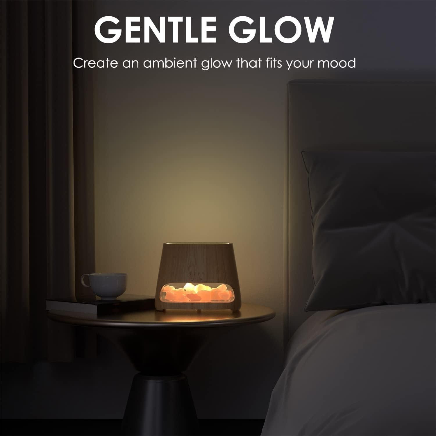 Lámpara de Sal Himalaya 2-en-1 Salkin Difusor Aceites 150ml