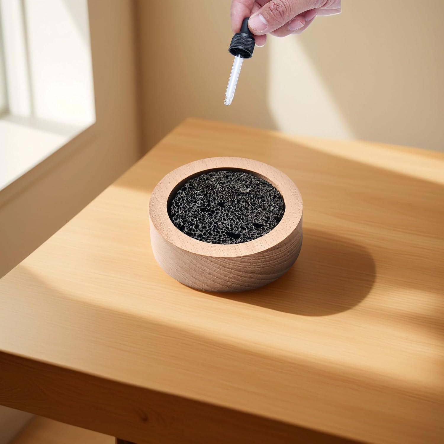 Difusor Pasivo de Roca Volcánica CUIYKAI para Aceites Esenciales