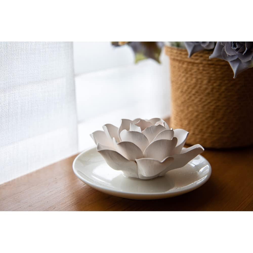 Difusor de Aceite Esencial Pasivo Oumeiben Loto Cerámica 9.14cm