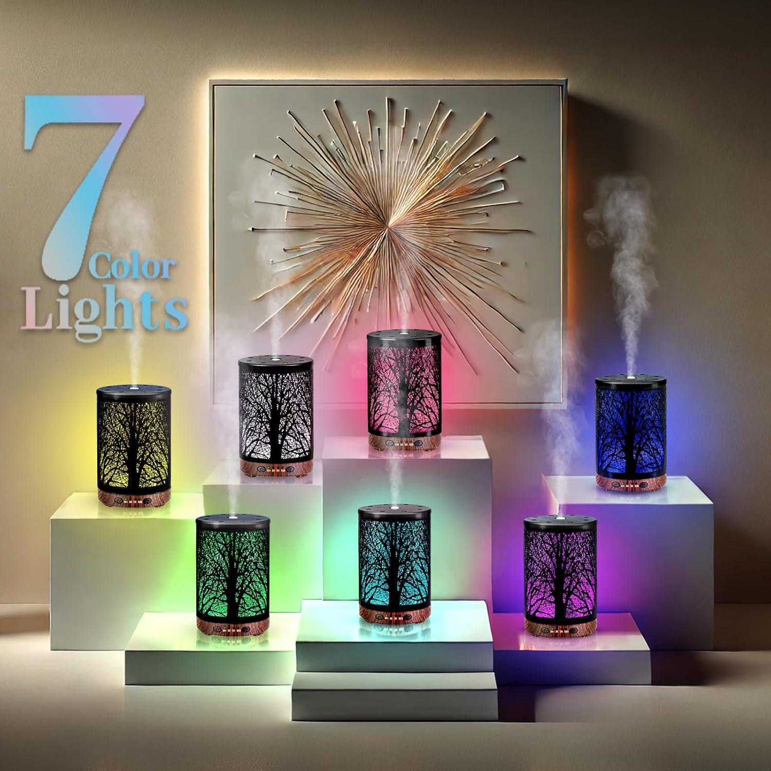 Difusor de Aceite Esencial JOYOLO 120ml Metal Aromaterapia