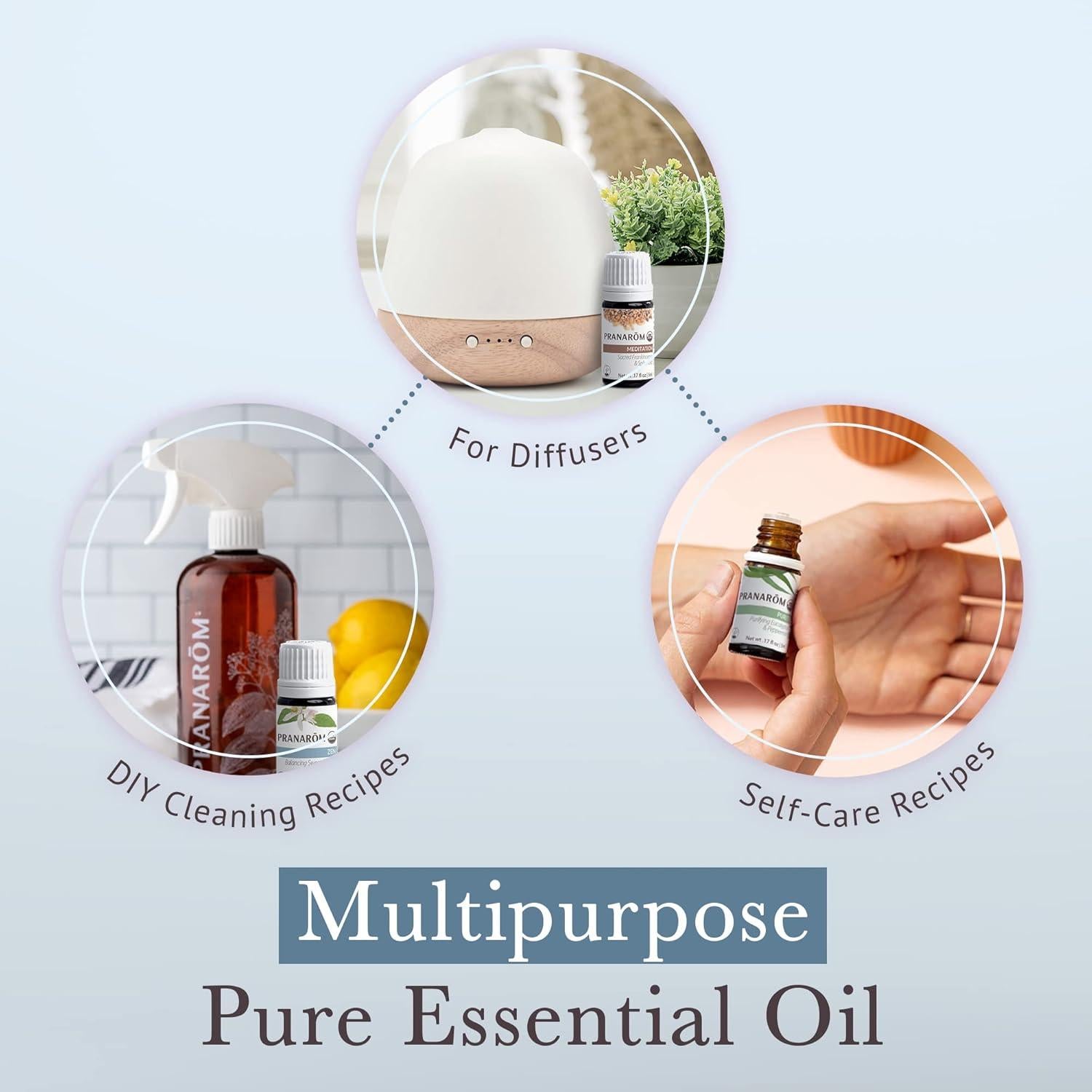 Kit de Aceites Esenciales Pranarom para Meditación 3x5ml