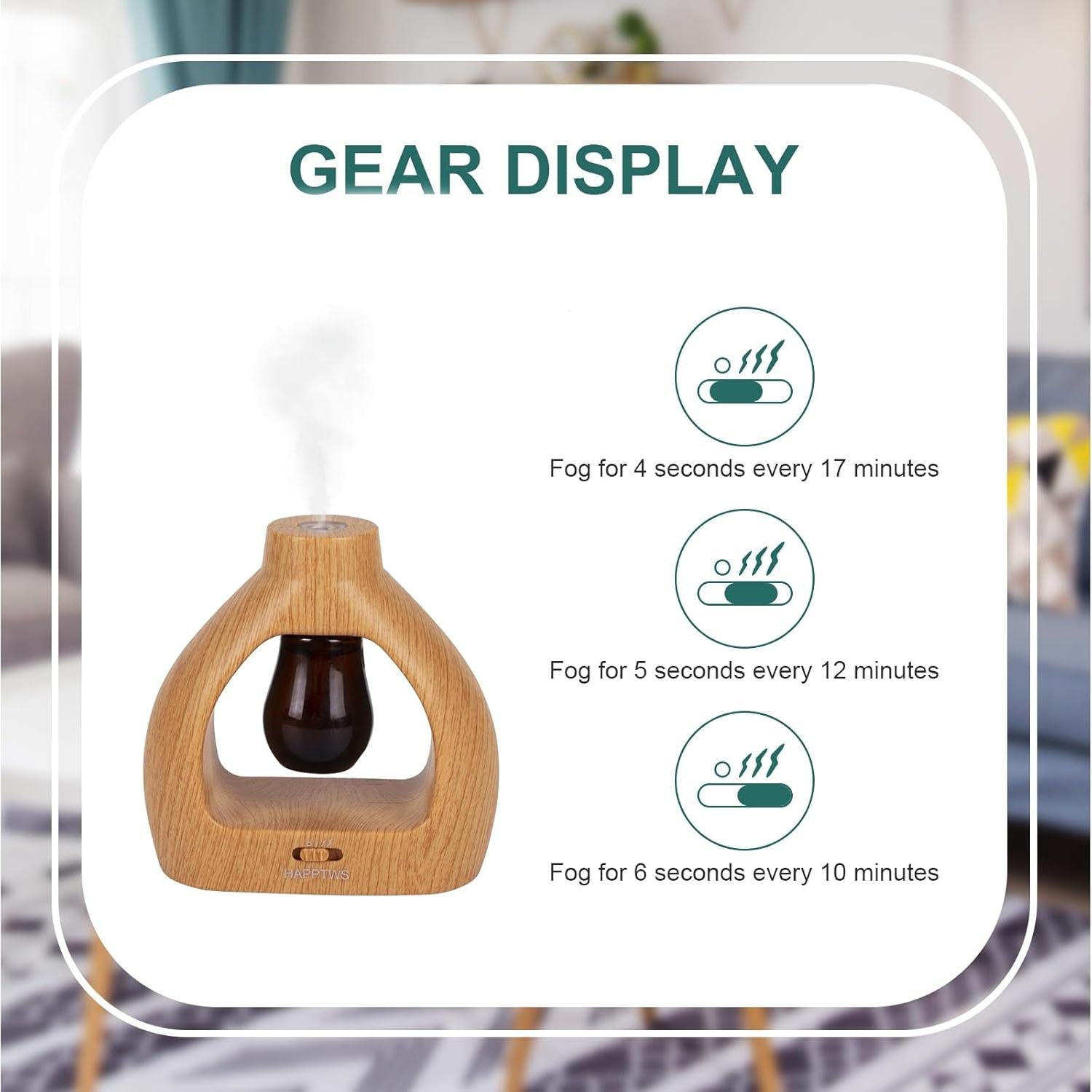 Difusor de Aceite Esencial Inalámbrico HAPPTWS U-21 20ml