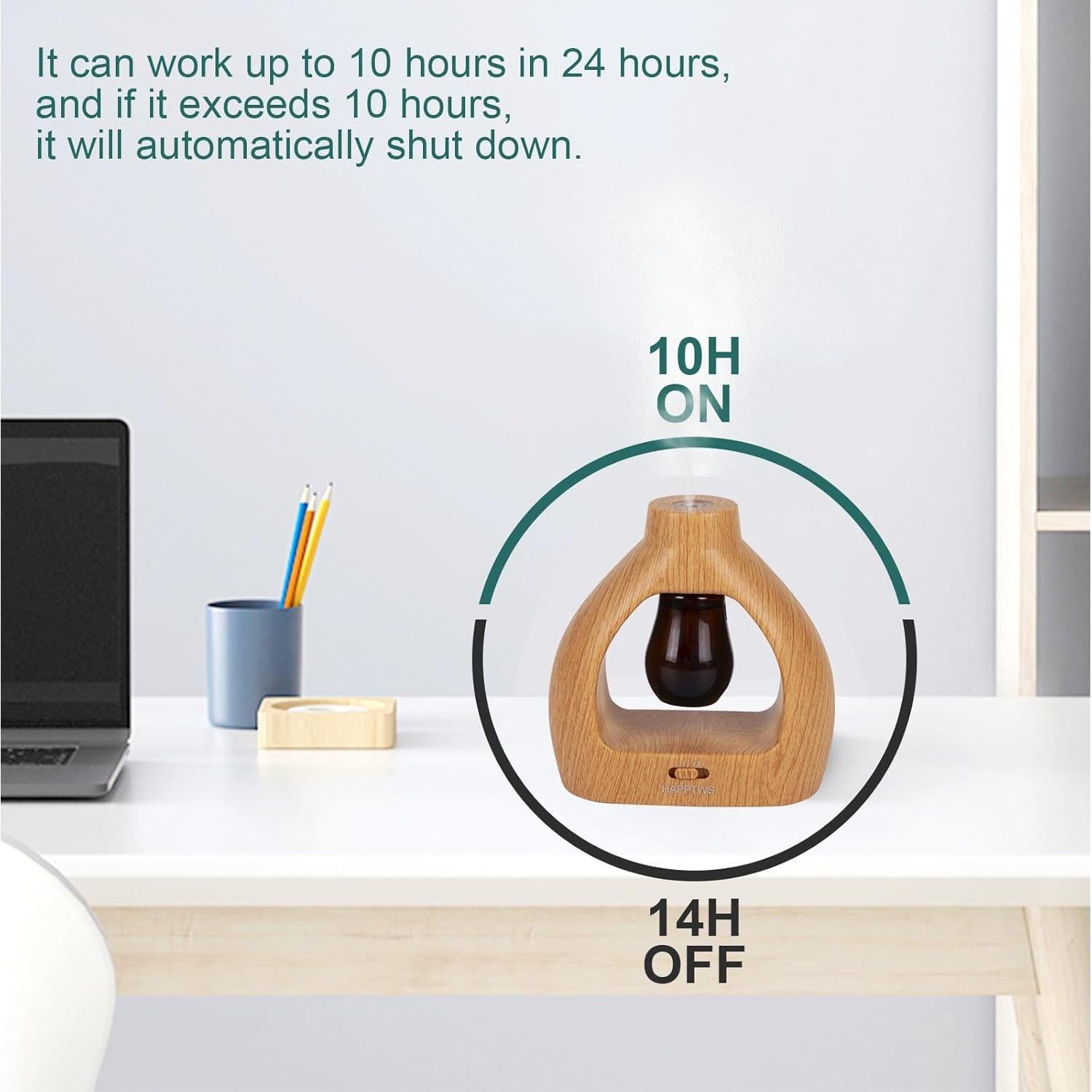 Difusor de Aceite Esencial Inalámbrico HAPPTWS U-21 20ml