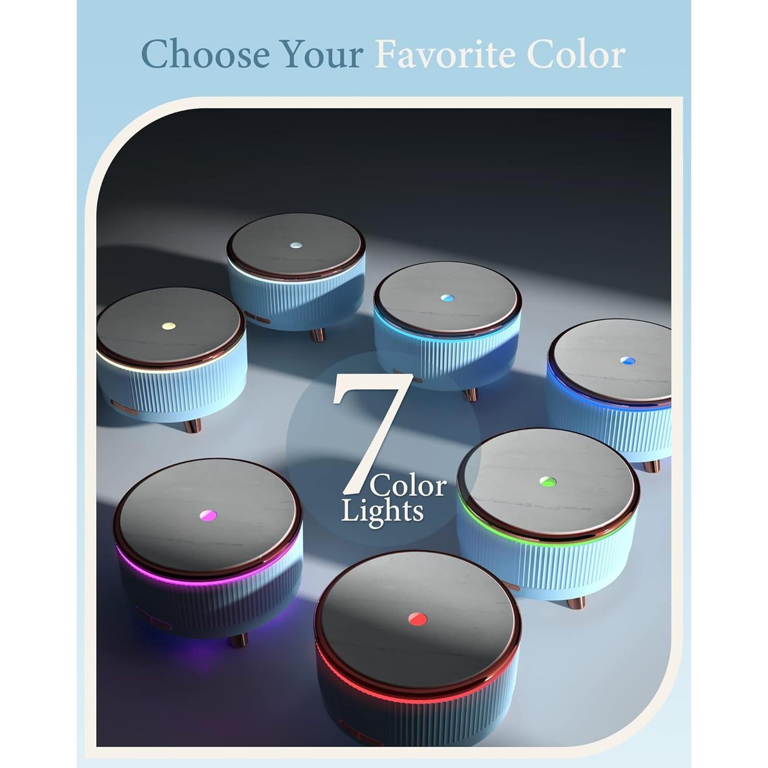 Difusor de Aromaterapia Jack & Rose 500ml Azul Claro