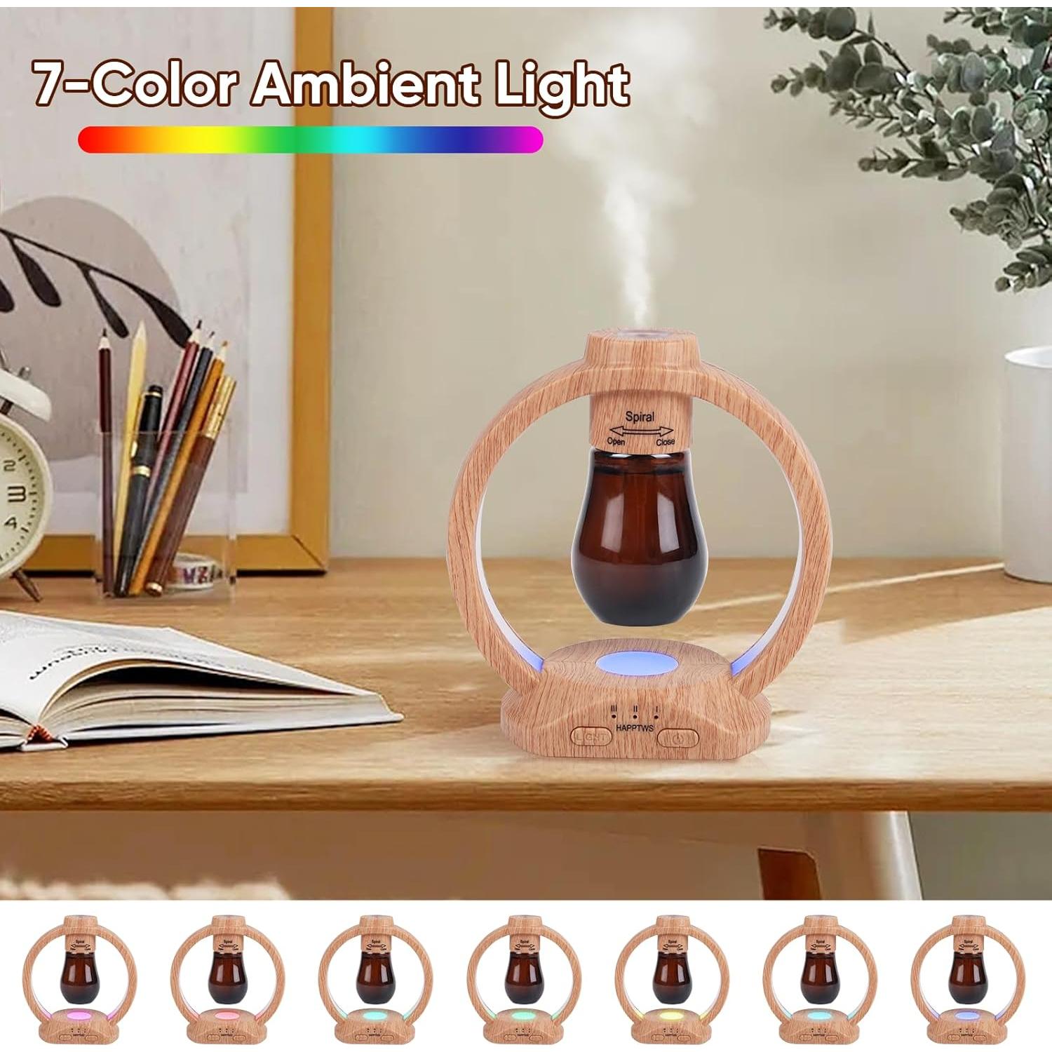 Difusor de Aceite Esencial HAPPTWS U22 Amarillo Inalámbrico