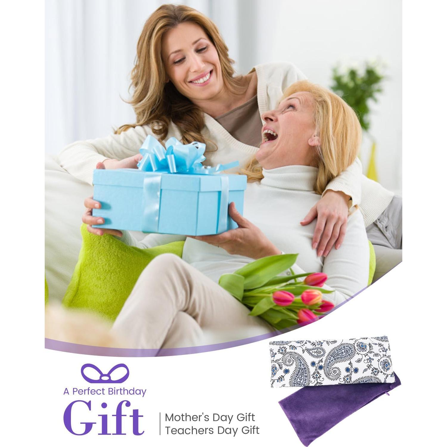 Almohadilla para Ojos Hihealer de Lavanda 25x10 cm - Relajación