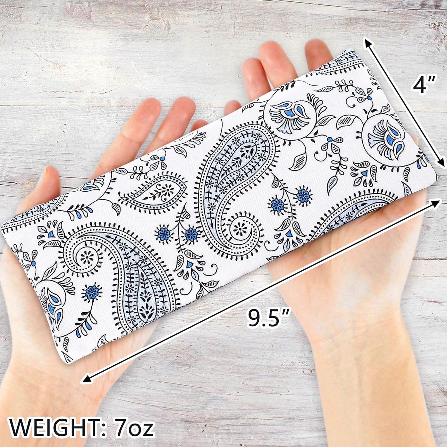 Almohadilla para Ojos Hihealer de Lavanda 25x10 cm - Relajación