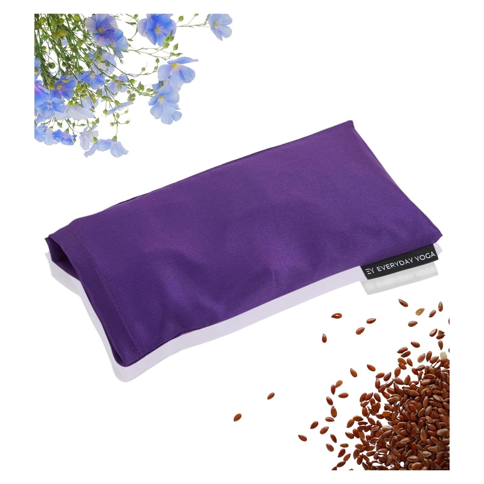 Almohadilla para ojos Yoga Diario Ciruela 25x15 cm Alivio Estrés